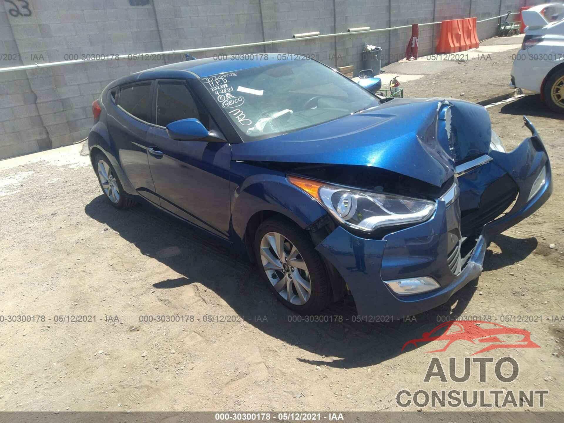 HYUNDAI VELOSTER 2017 - KMHTC6ADXHU306227