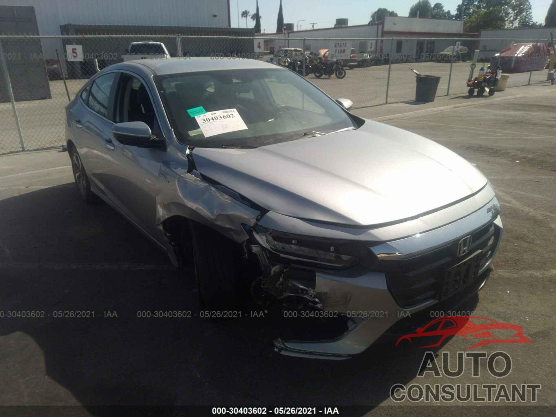 HONDA INSIGHT 2019 - 19XZE4F18KE019177