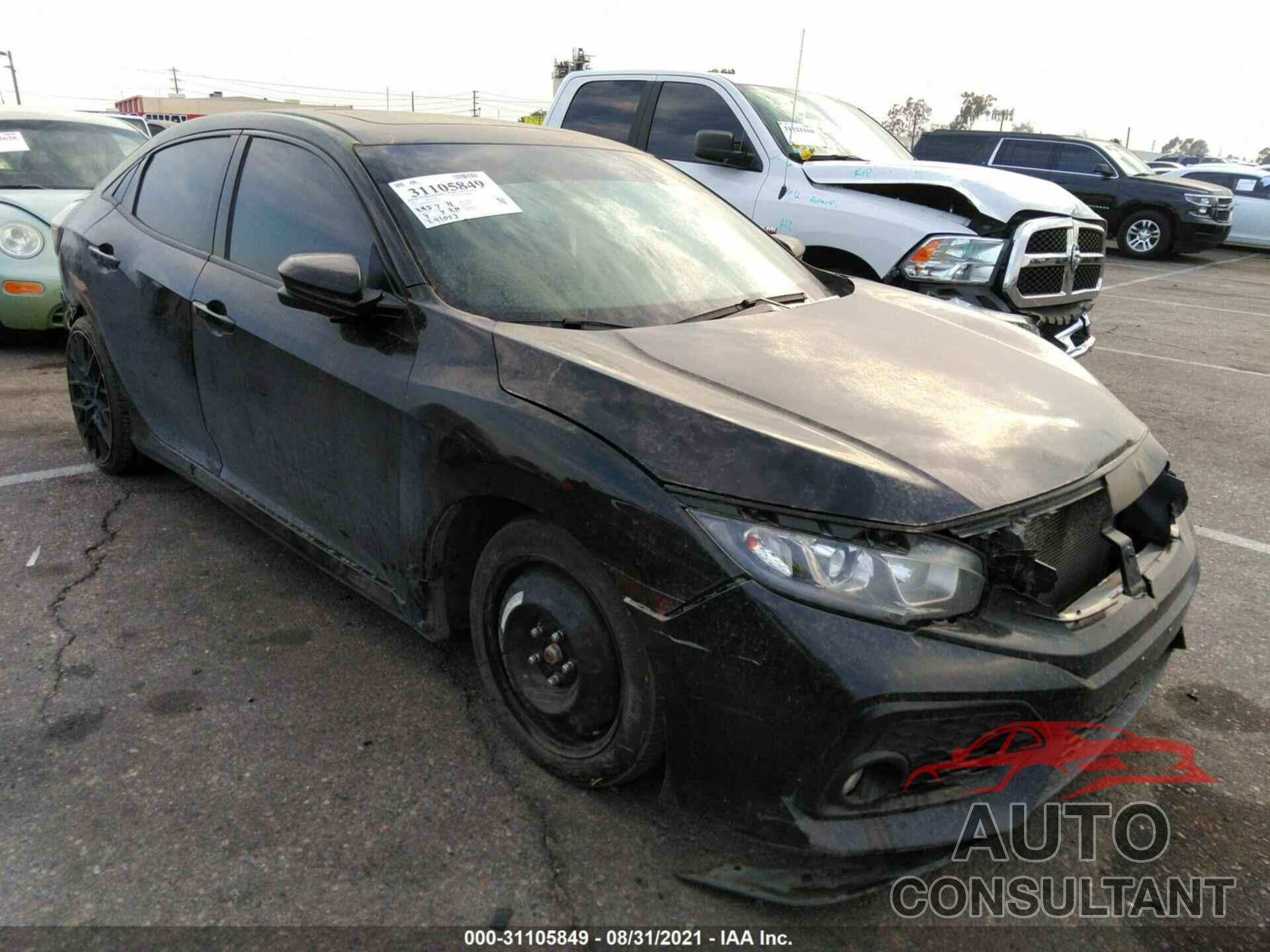 HONDA CIVIC HATCHBACK 2017 - SHHFK7H77HU405282