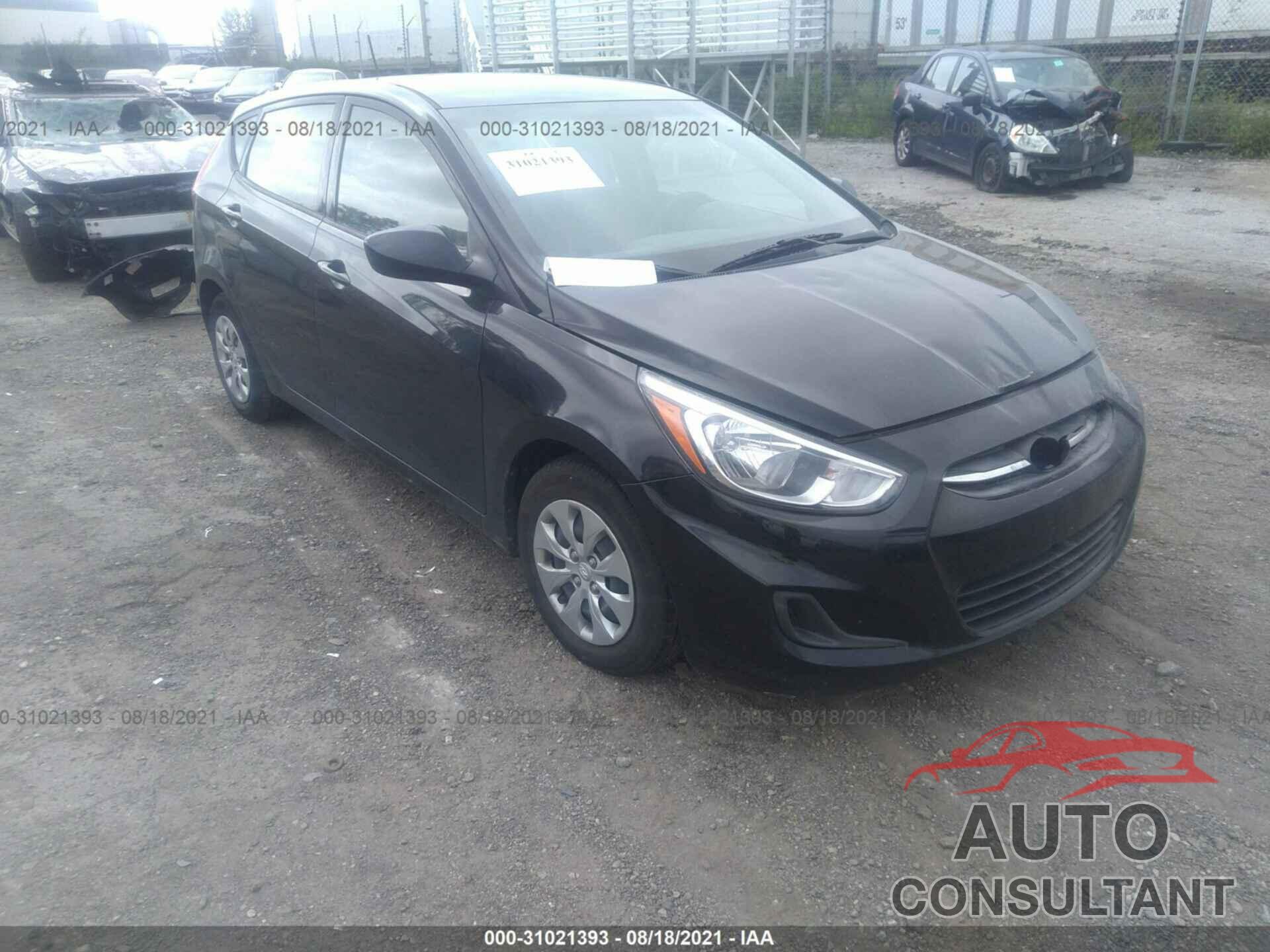 HYUNDAI ACCENT 2017 - KMHCT5AE9HU336919