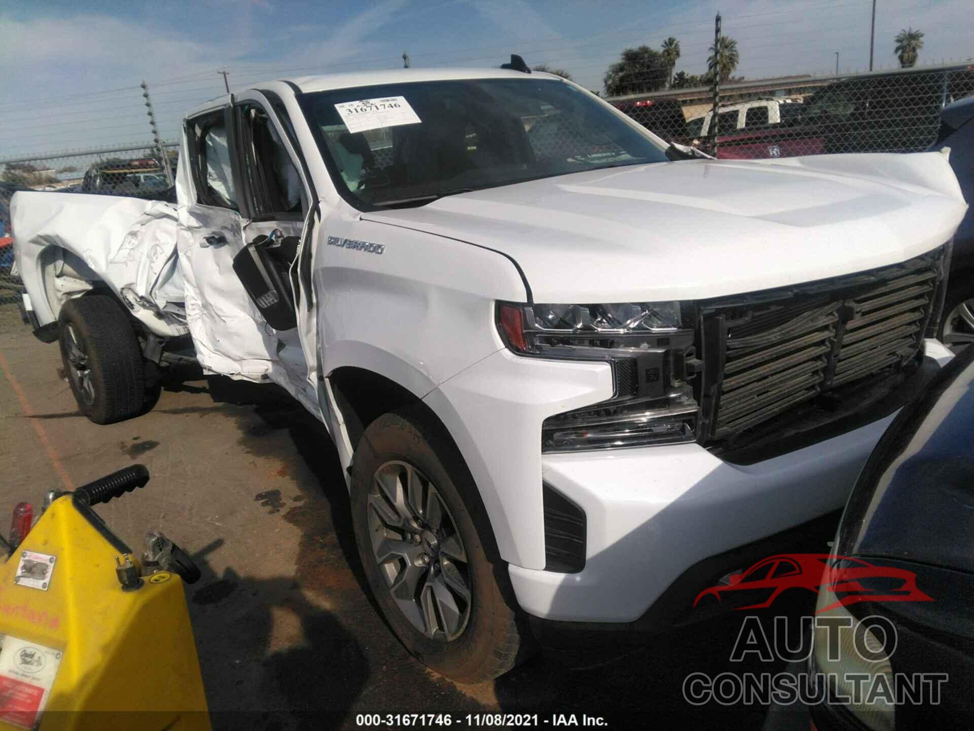 CHEVROLET SILVERADO 1500 2021 - 1GCPWDEDXMZ288210
