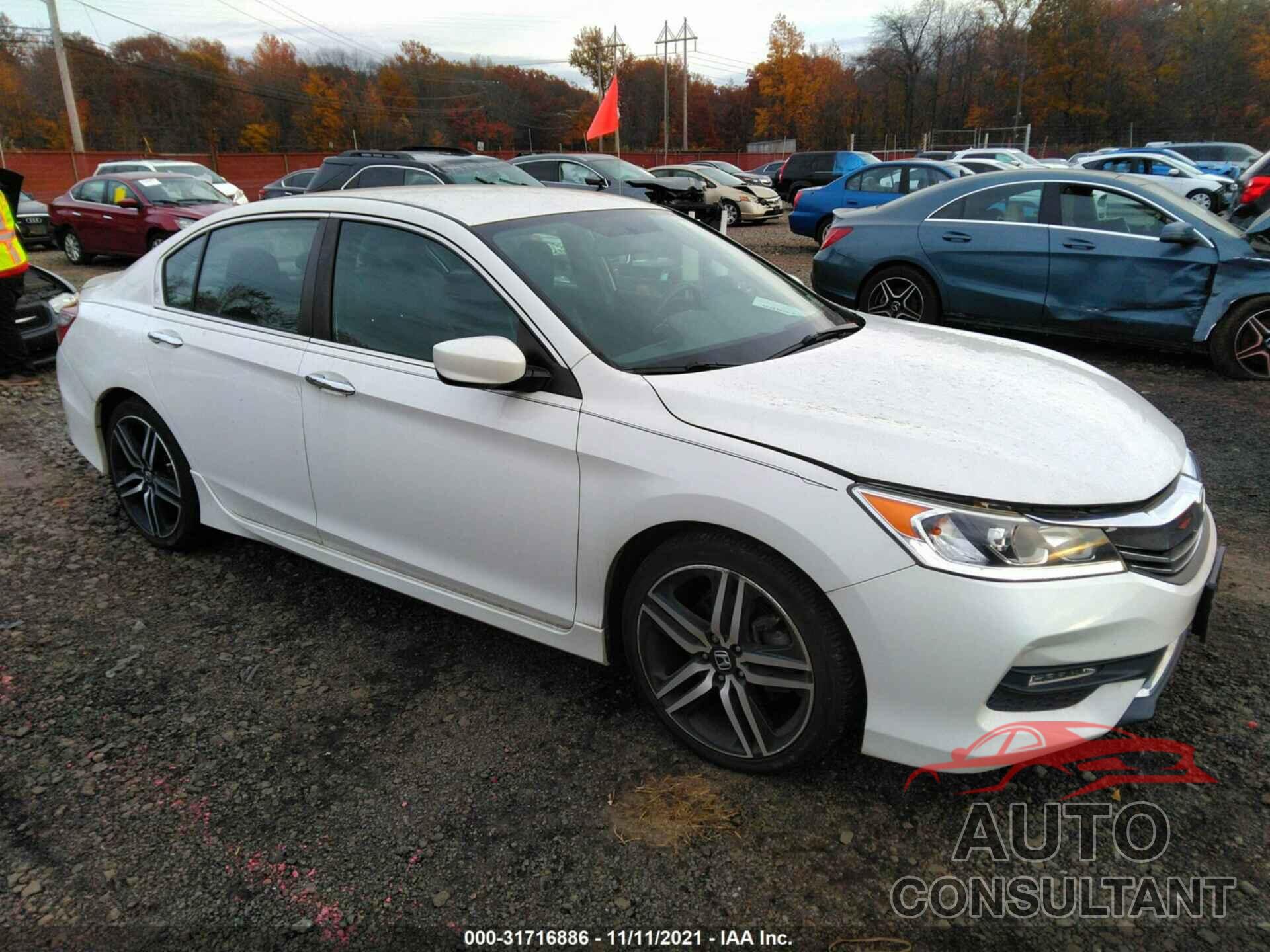 HONDA ACCORD SEDAN 2016 - 1HGCR2F53GA019696