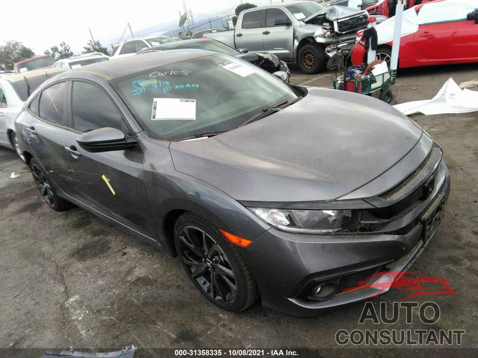 HONDA CIVIC SEDAN 2021 - 2HGFC2F86MH514223