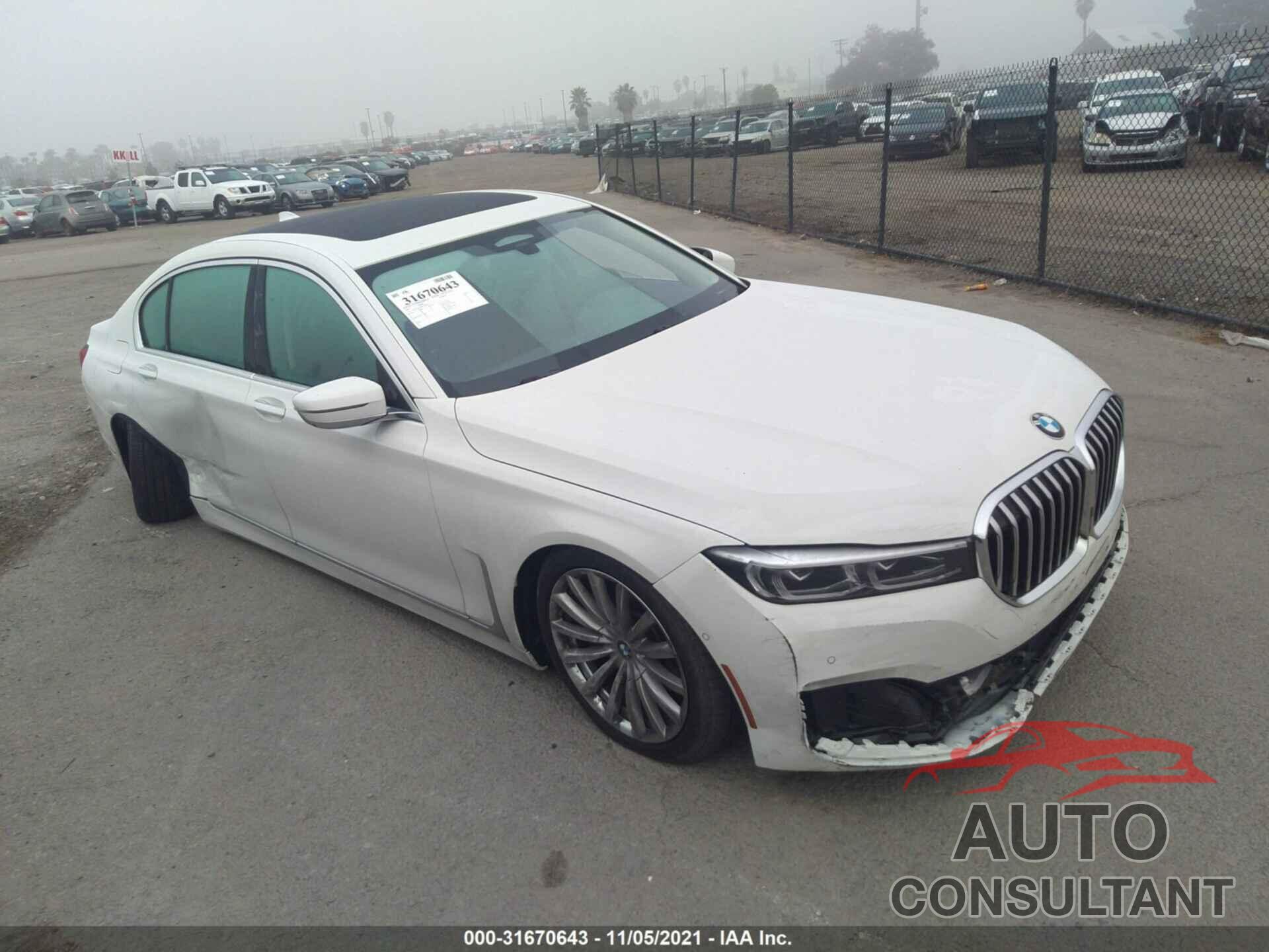 BMW 7 SERIES 2021 - WBA7T2C05MCE95040