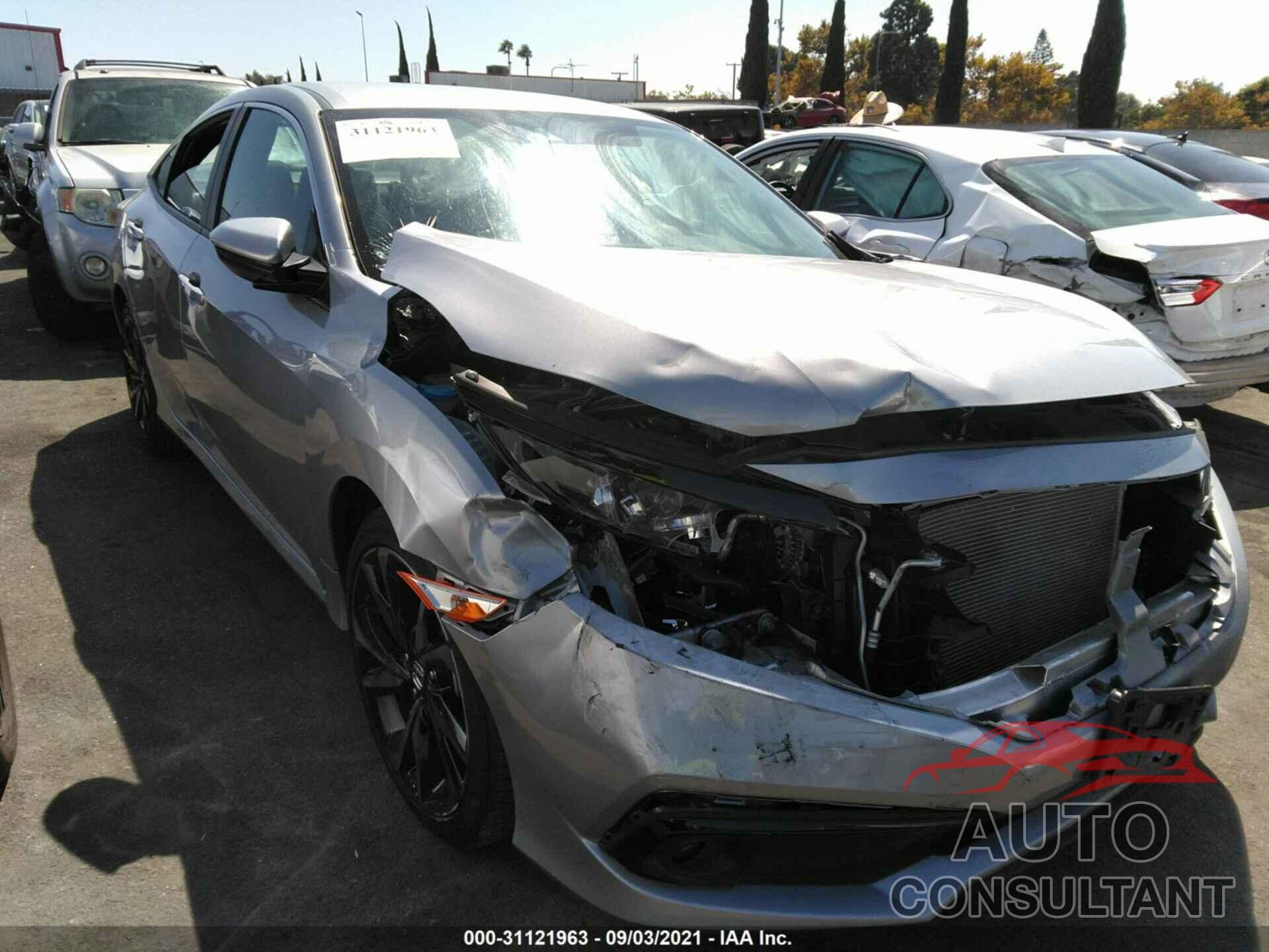 HONDA CIVIC SEDAN 2019 - 2HGFC2F89KH583582