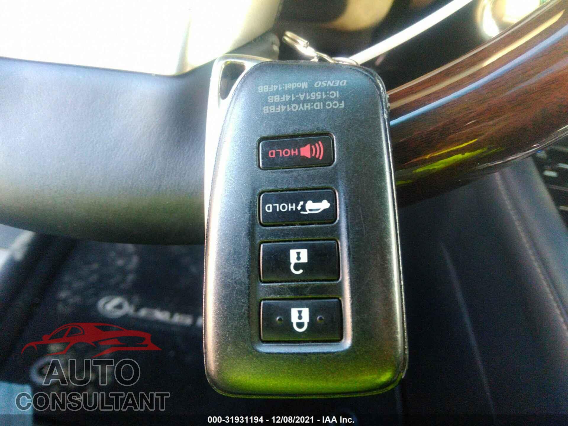 LEXUS RX 2017 - 2T2ZZMCA2HC075143