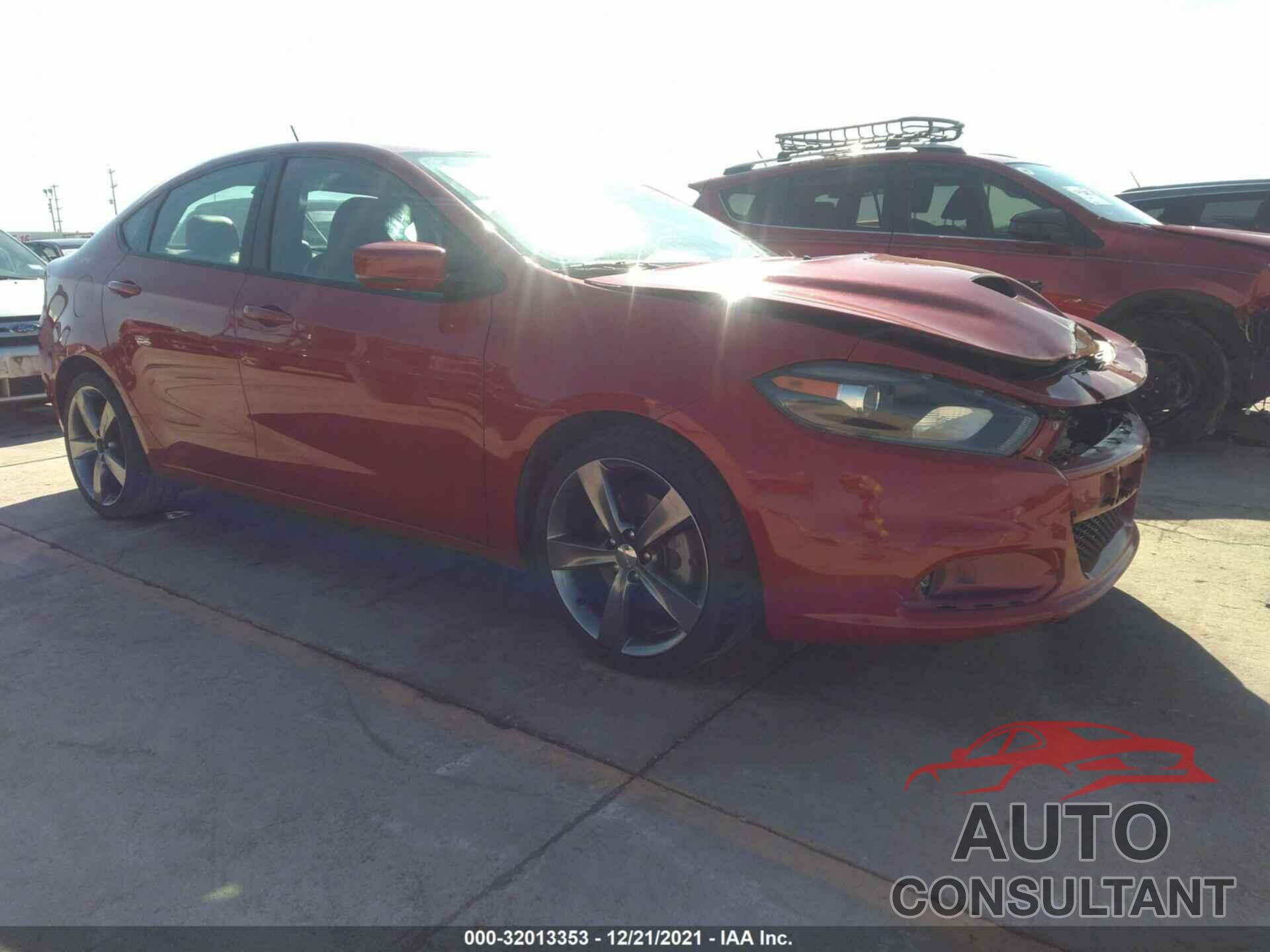 DODGE DART 2016 - 1C3CDFEB1GD624217