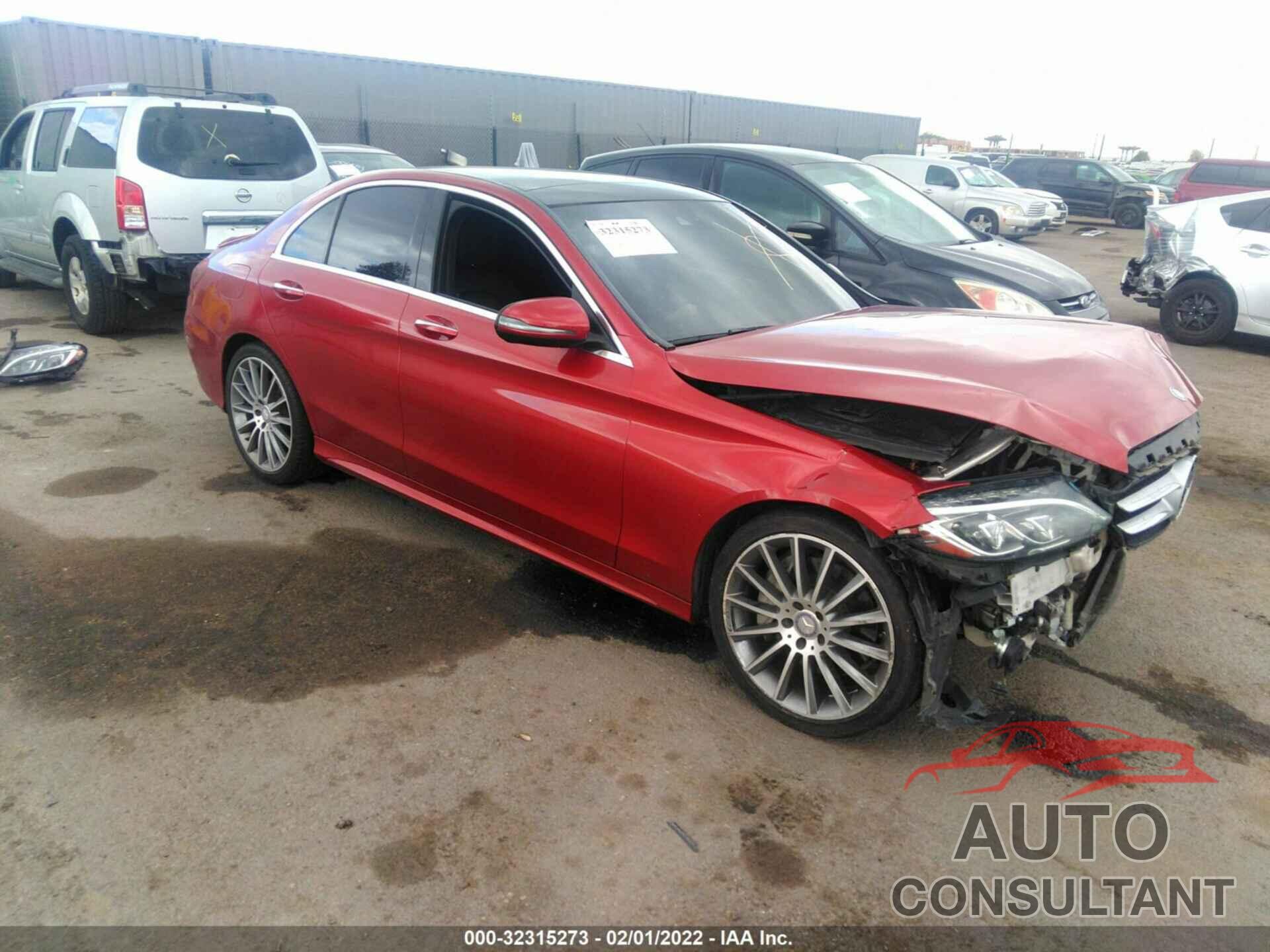 MERCEDES-BENZ C-CLASS 2016 - 55SWF4KBXGU127802