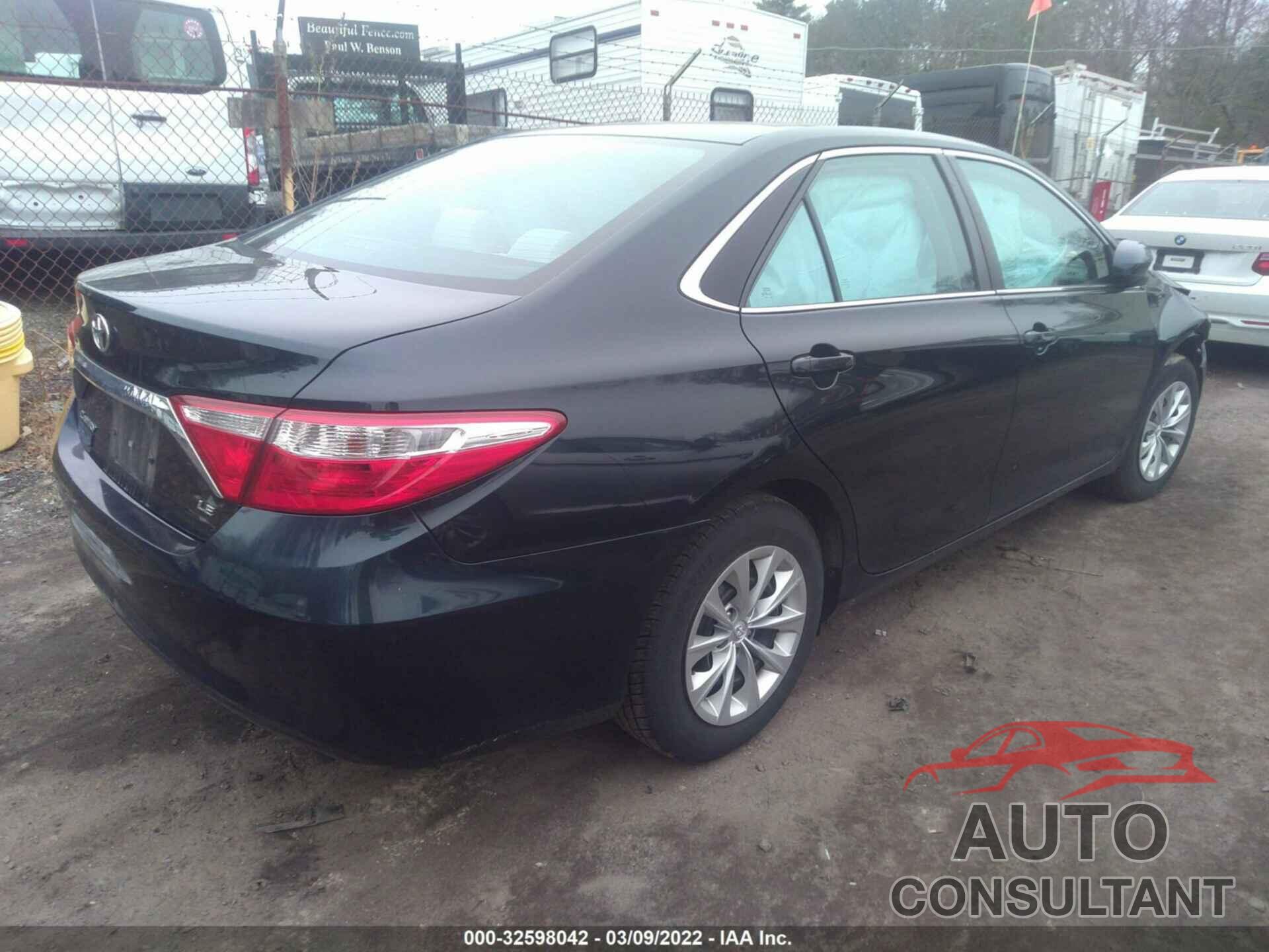 TOYOTA CAMRY 2016 - 4T4BF1FK3GR538895