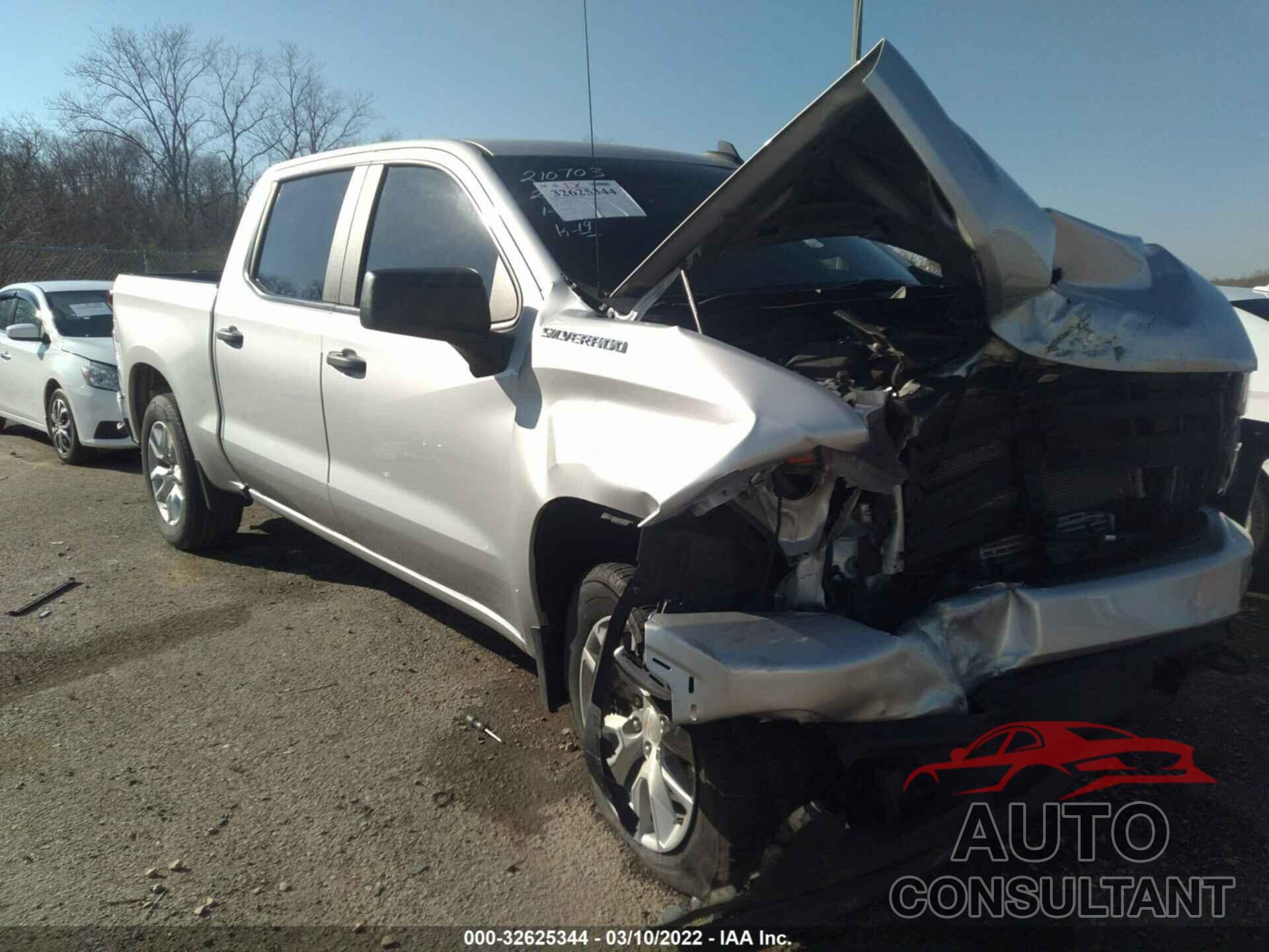 CHEVROLET SILVERADO 1500 2021 - 3GCPWBEK2MG210703