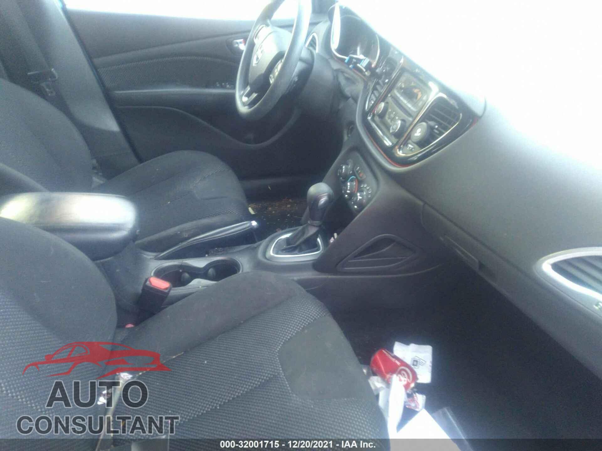 DODGE DART 2016 - 1C3CDFFAXGD819643