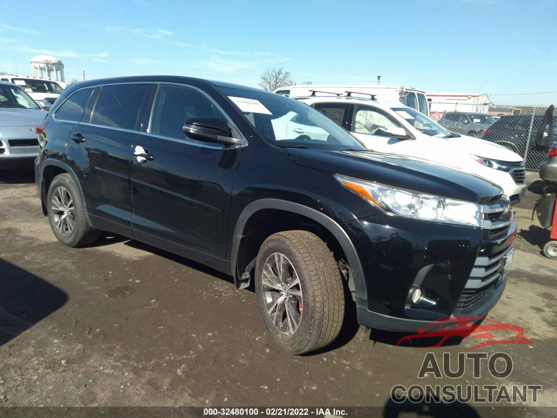 TOYOTA HIGHLANDER 2017 - 5TDBZRFH4HS414875