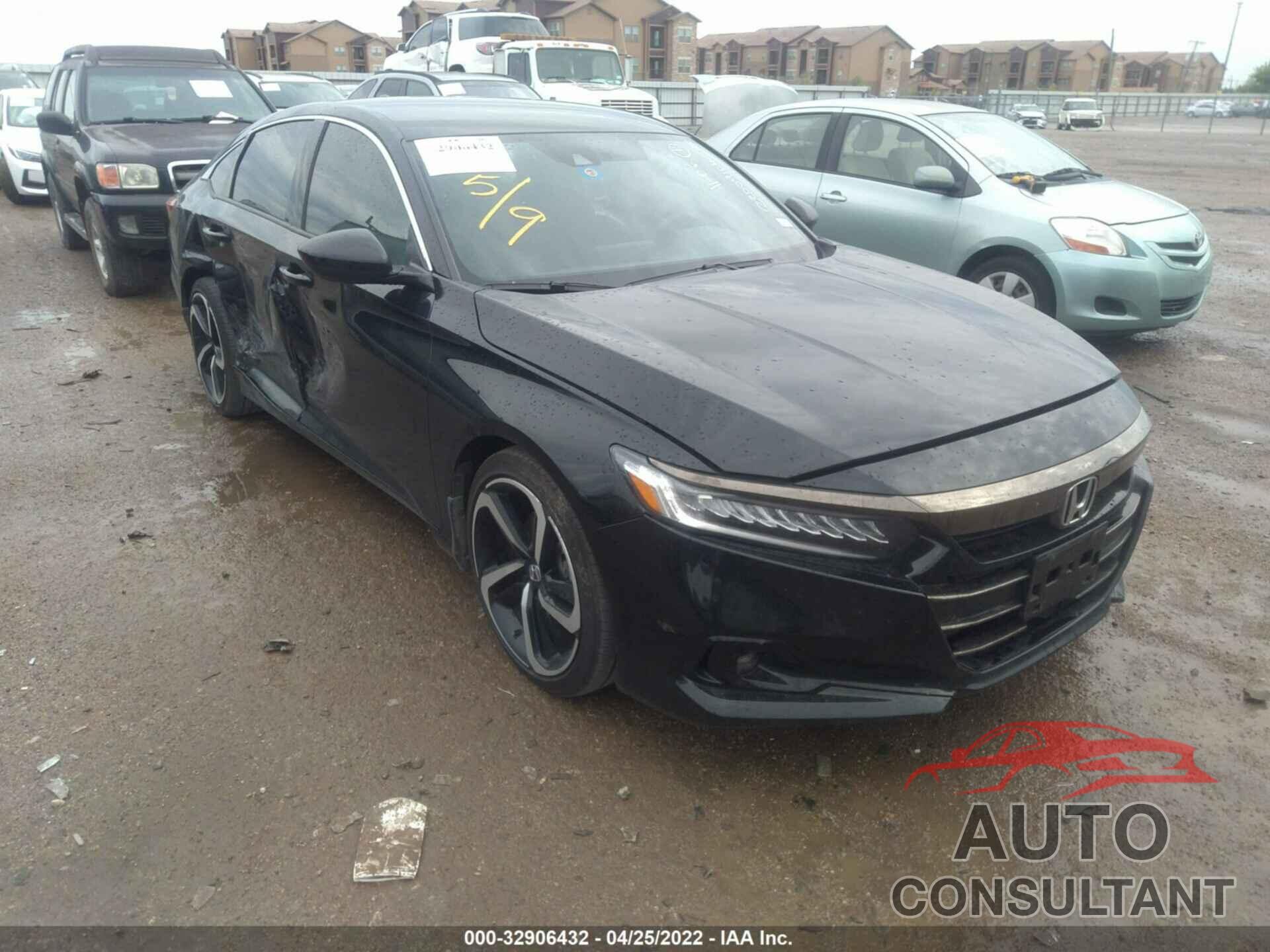 HONDA ACCORD SEDAN 2021 - 1HGCV1F39MA078154