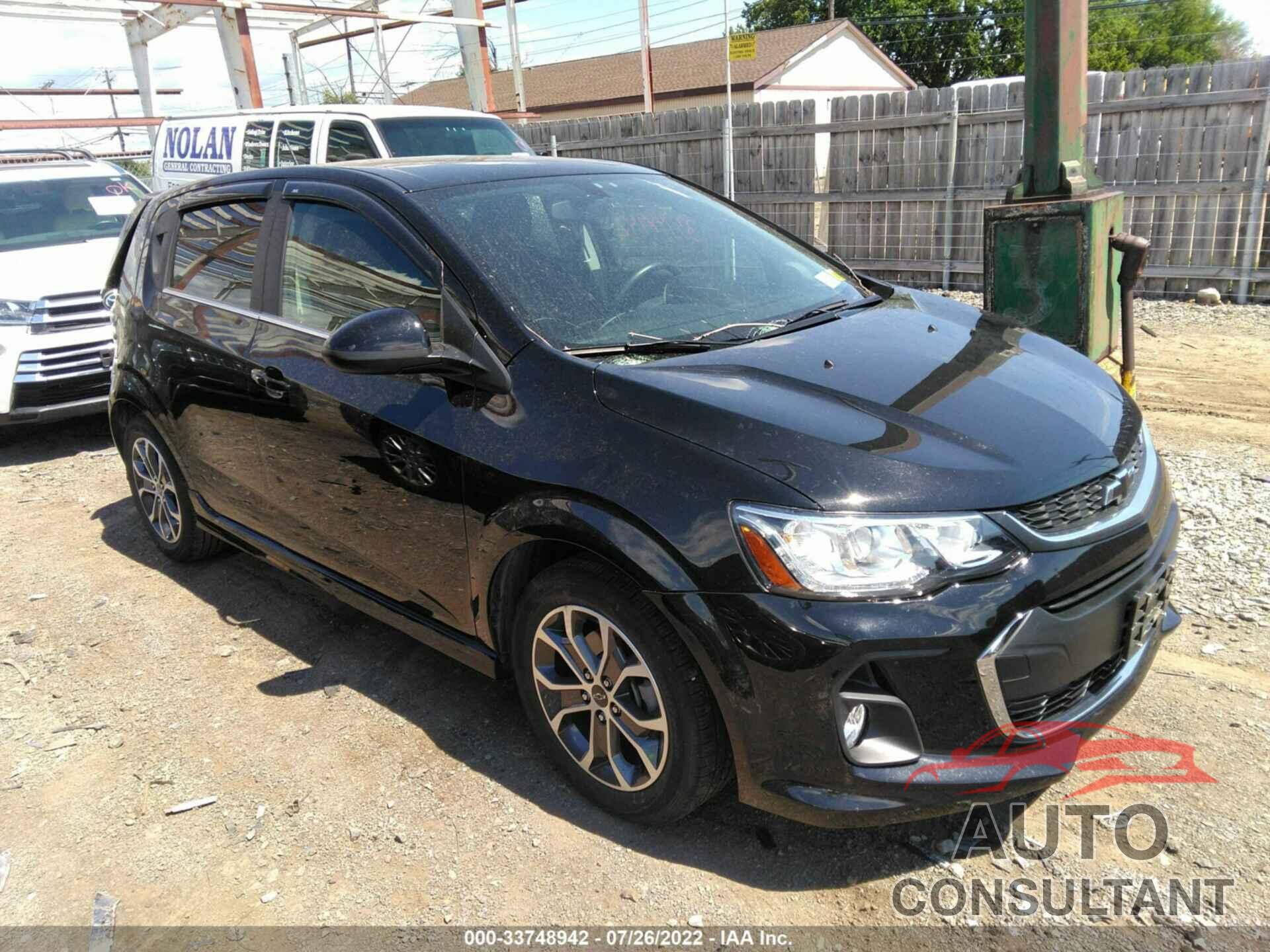 CHEVROLET SONIC 2020 - 1G1JD6SB1L4125184