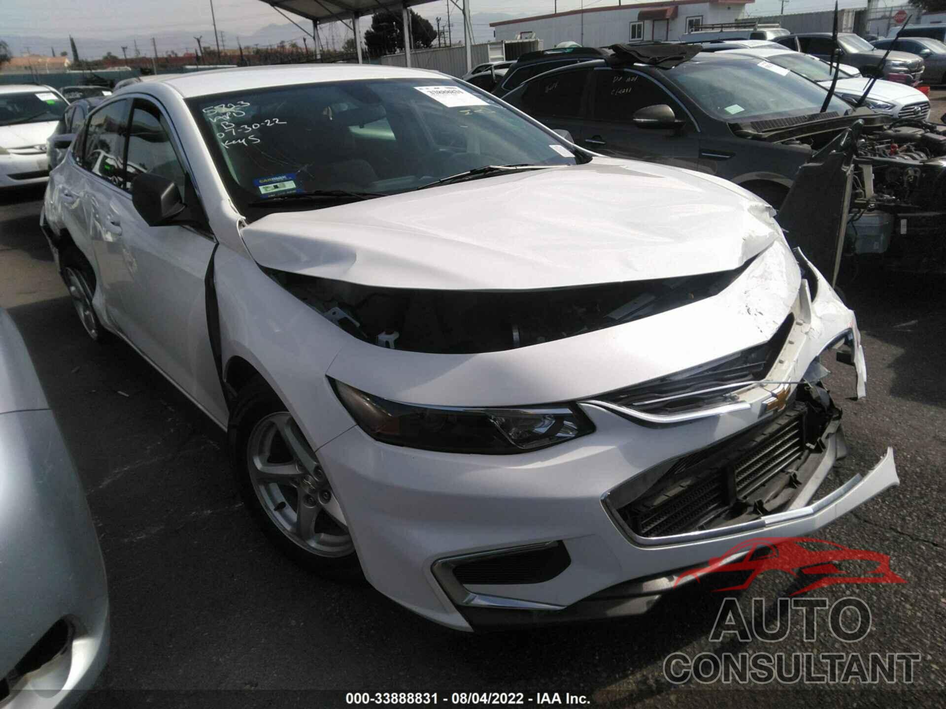 CHEVROLET MALIBU 2018 - 1G1ZB5ST8JF201058