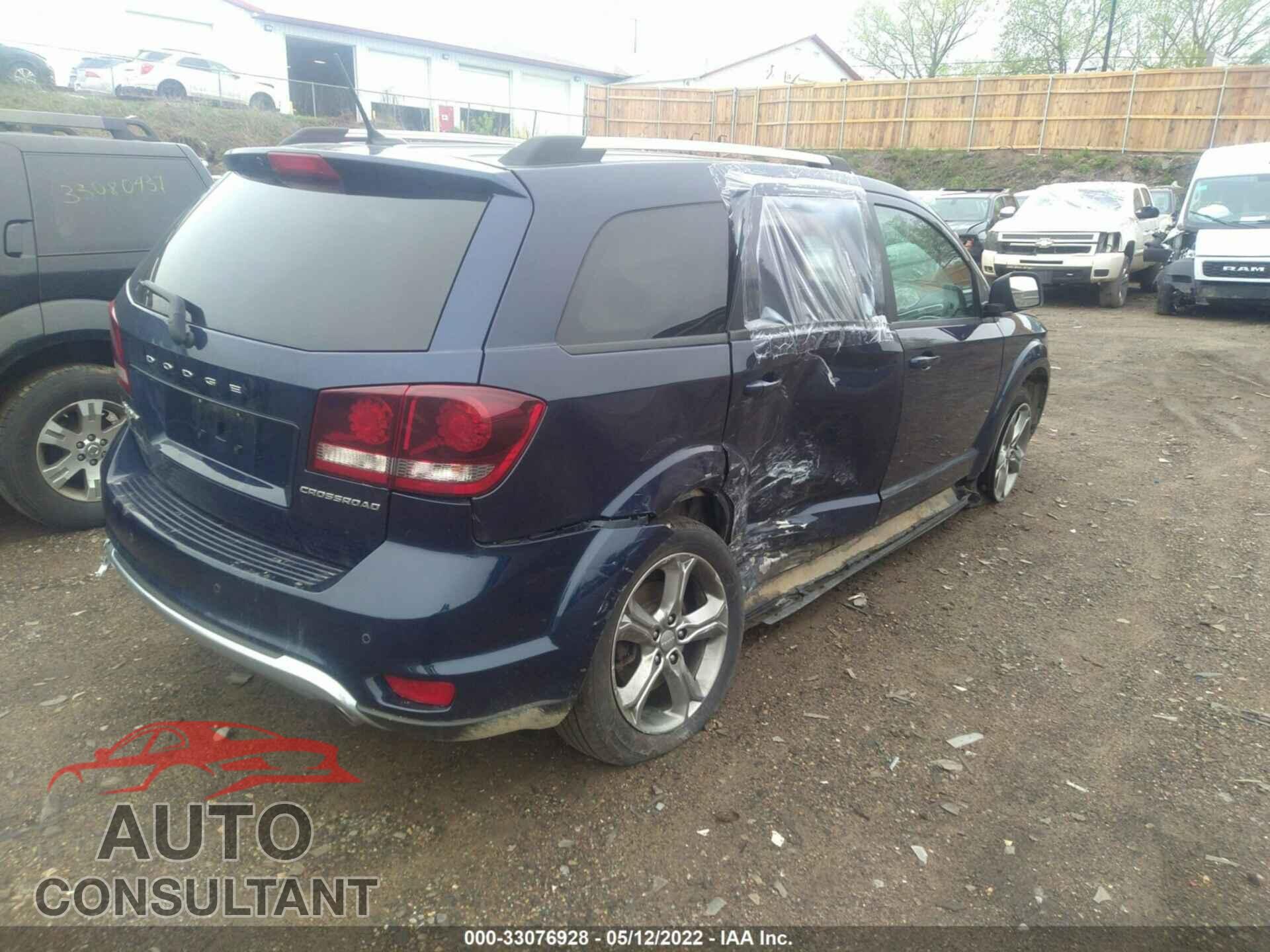 DODGE JOURNEY 2017 - 3C4PDDGG4HT615470