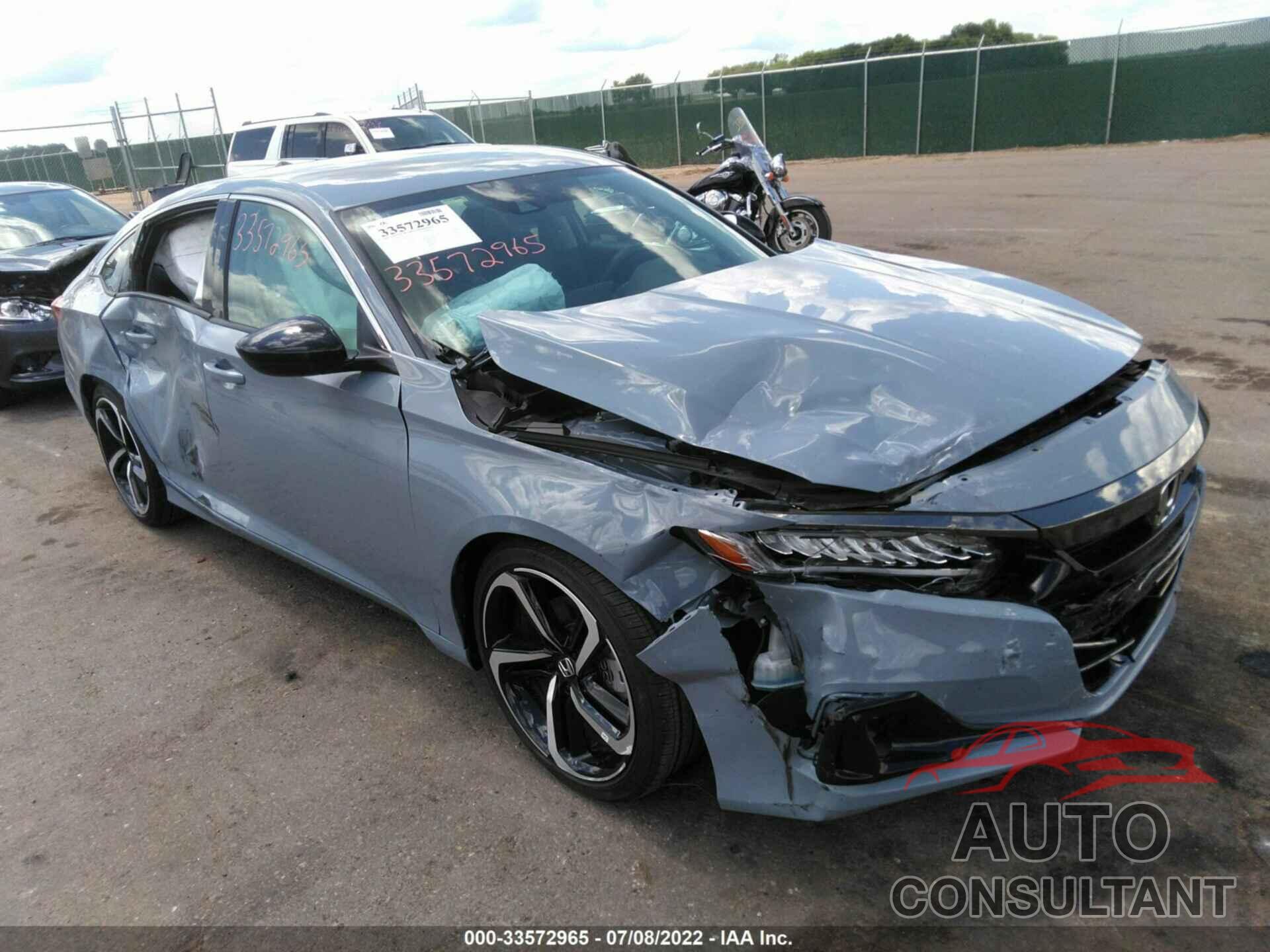 HONDA ACCORD SEDAN 2022 - 1HGCV1F42NA036886