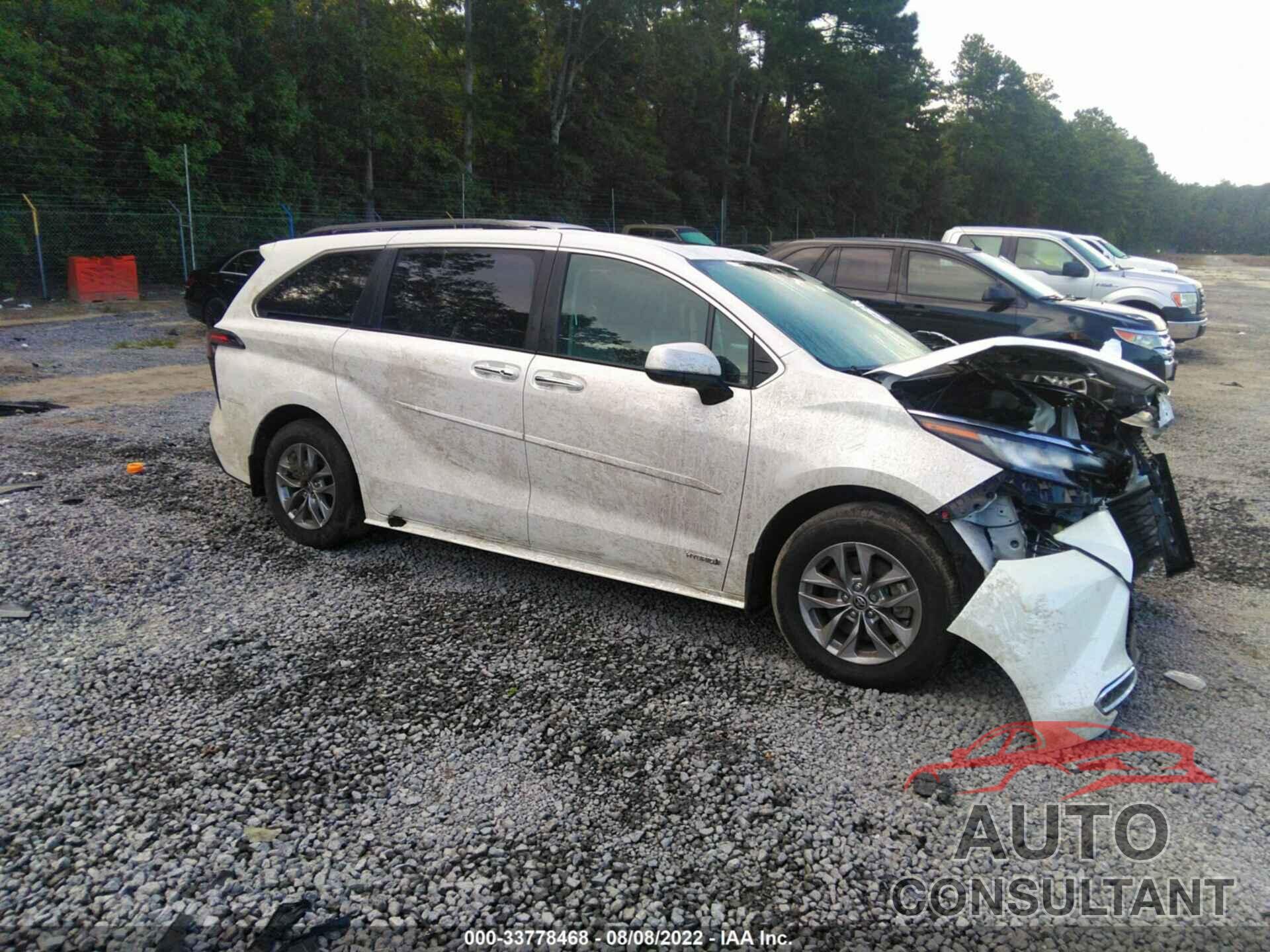 TOYOTA SIENNA 2021 - 5TDYSKFC0MS029124