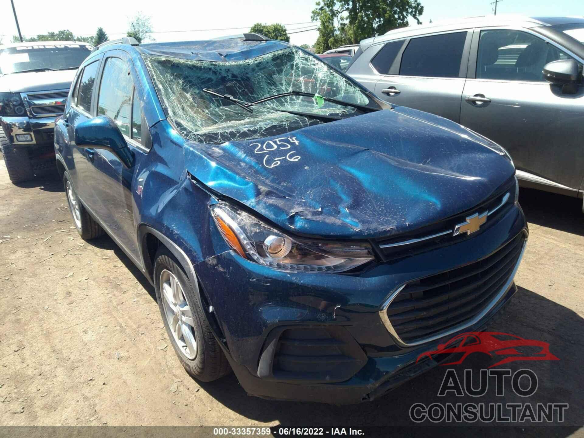 CHEVROLET TRAX 2020 - KL7CJLSB4LB332054