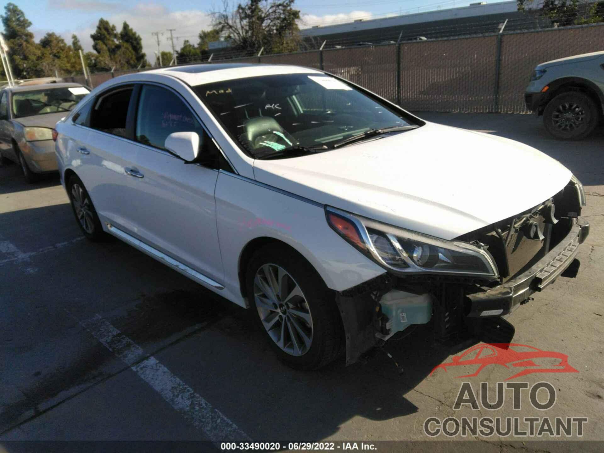 HYUNDAI SONATA 2017 - 5NPE34AF8HH438691