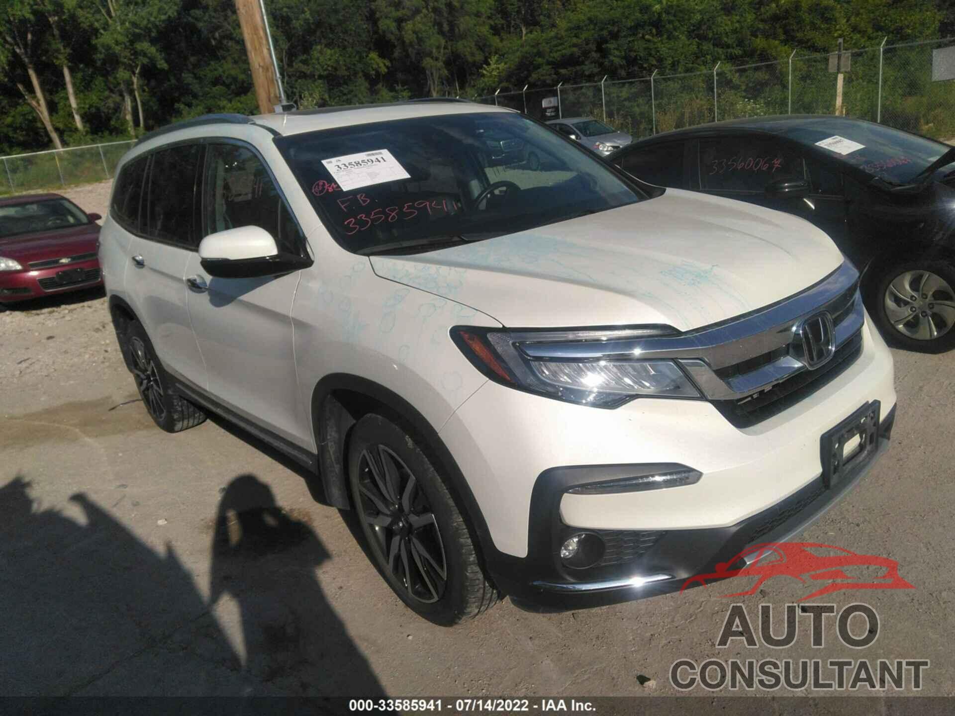 HONDA PILOT 2019 - 5FNYF6H93KB057742