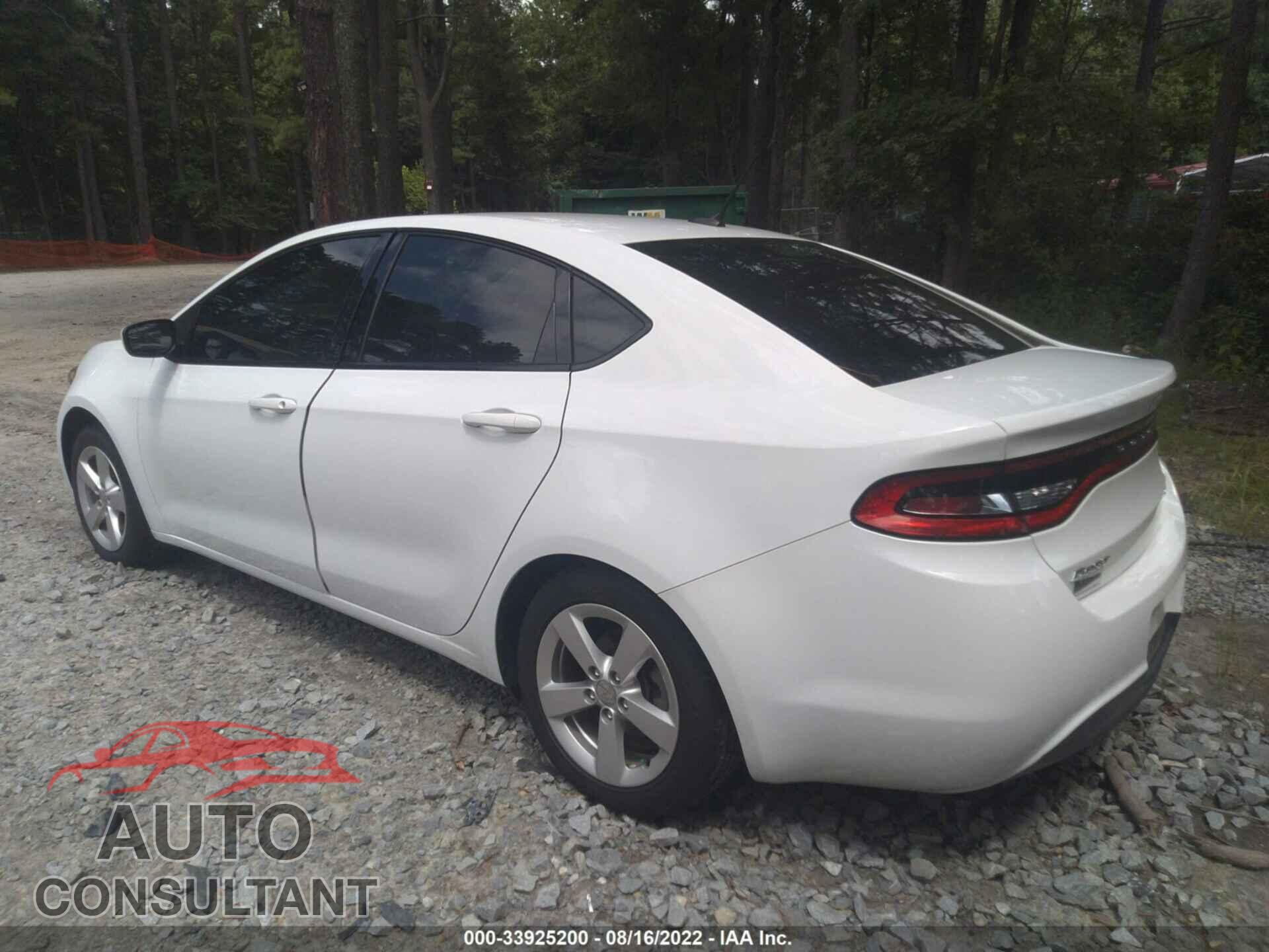 DODGE DART 2016 - 1C3CDFBB1GD593619