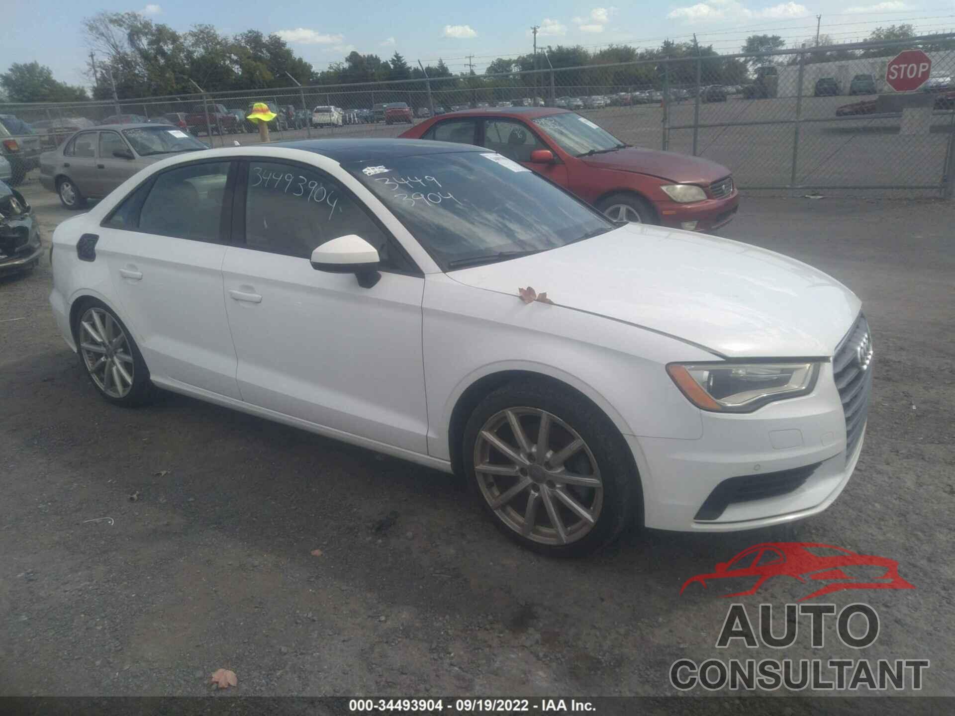 AUDI A3 2016 - WAUA7GFF1G1068541