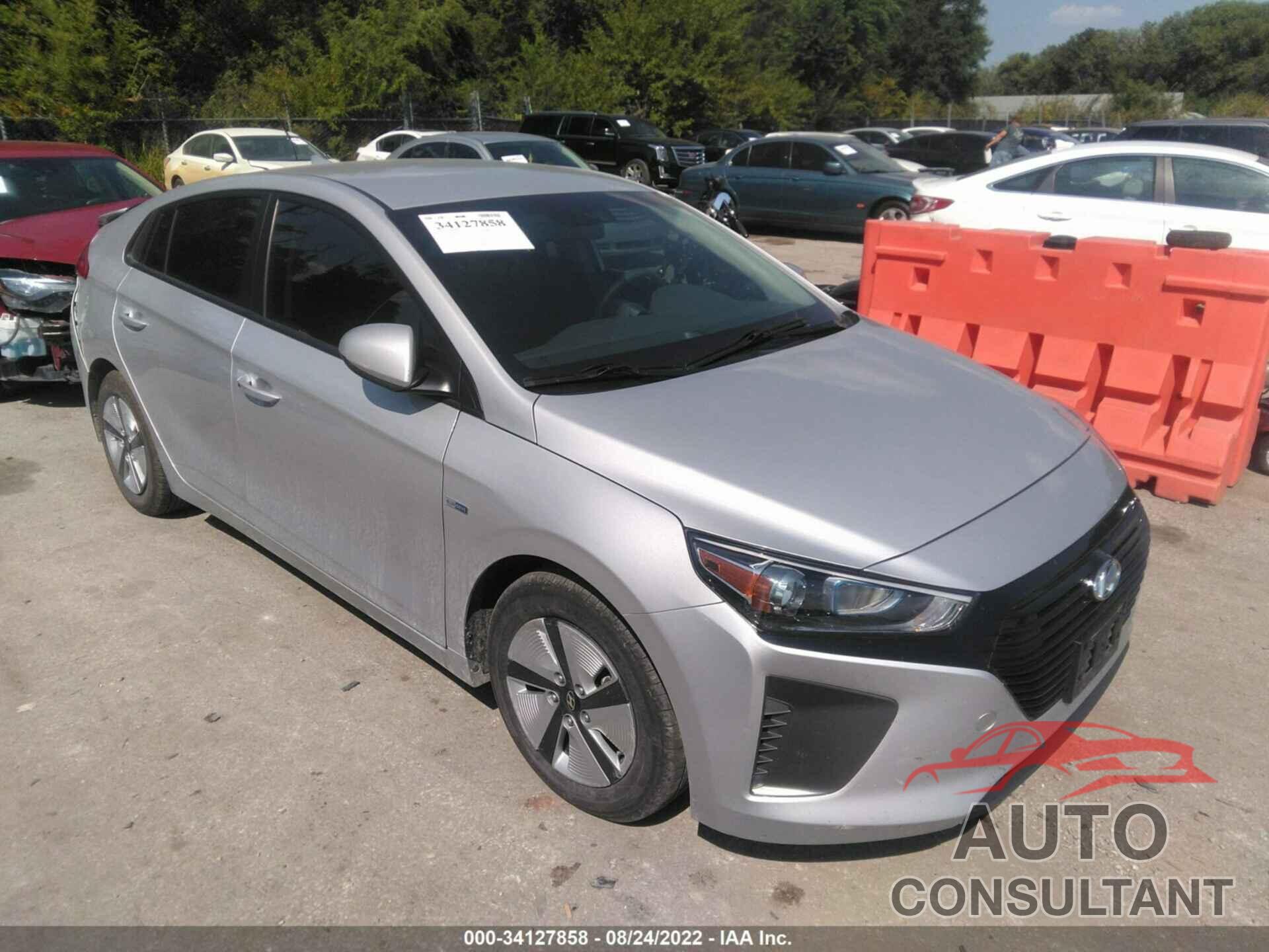 HYUNDAI IONIQ HYBRID 2018 - KMHC65LC5JU060067