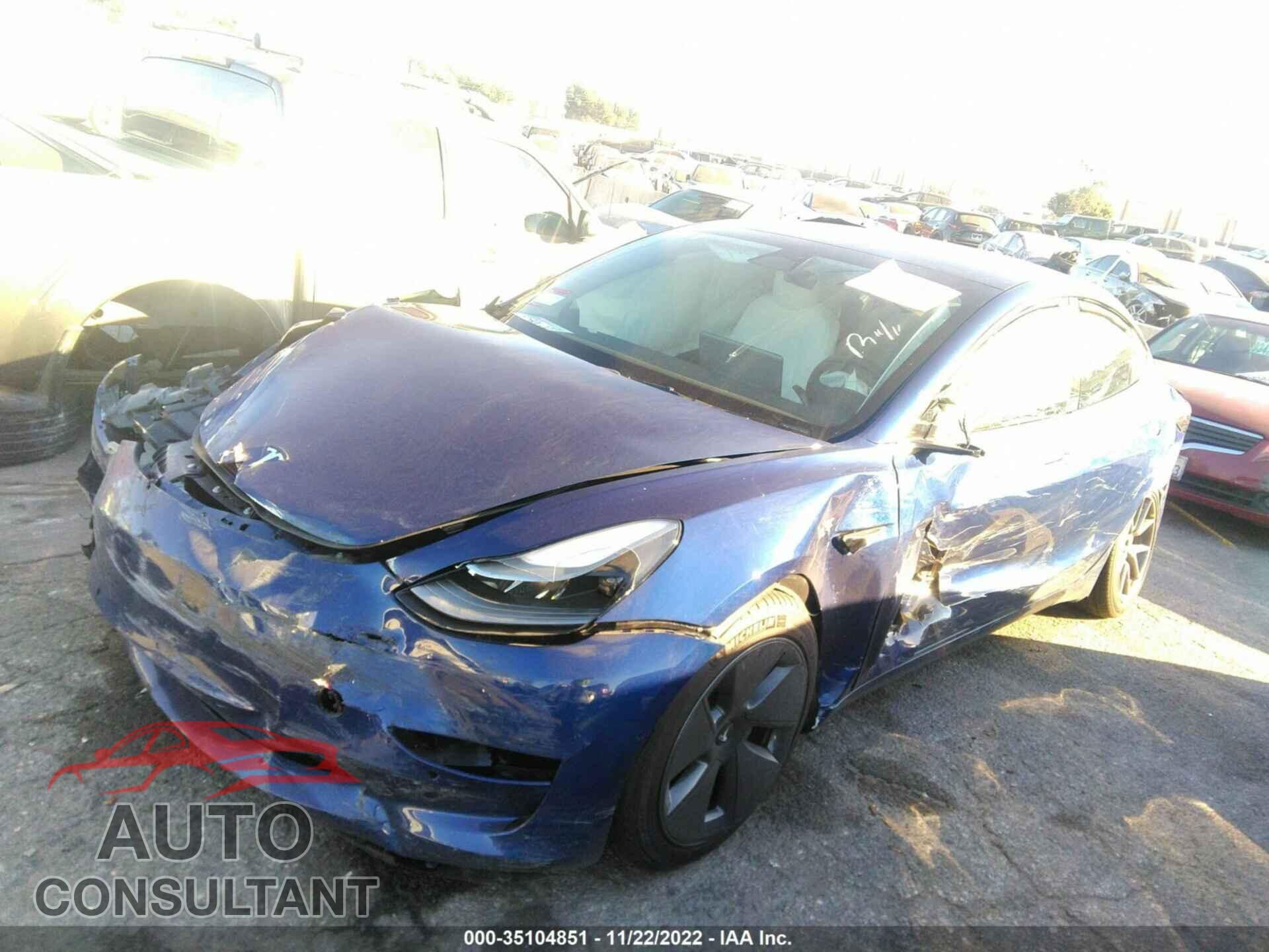 TESLA MODEL 3 2022 - 5YJ3E1EA4NF357678