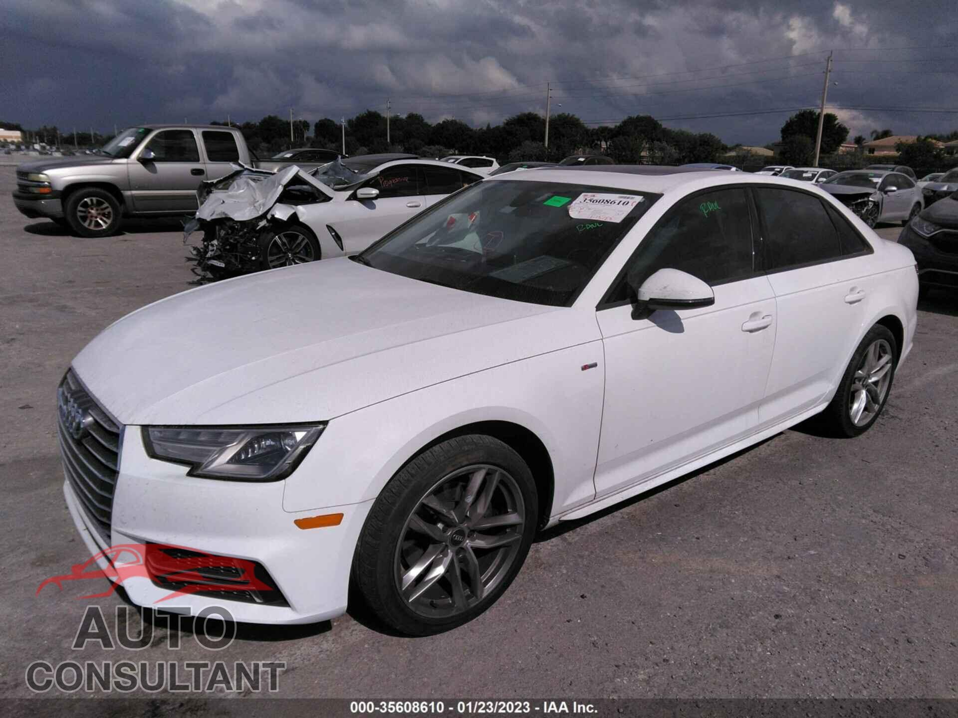 AUDI A4 2017 - WAUKMAF44HN056452