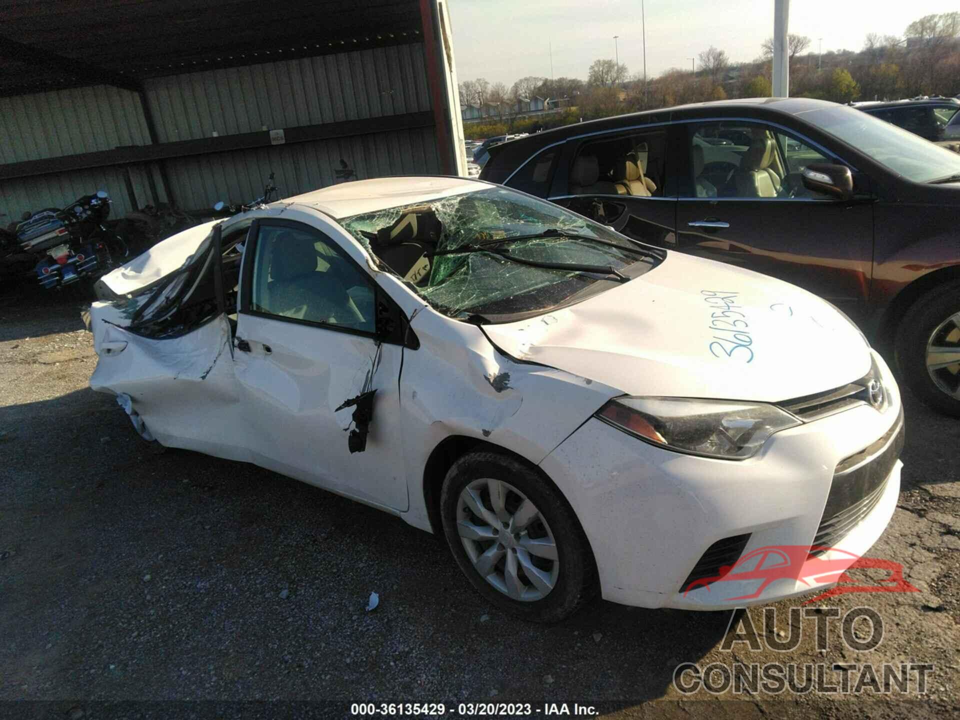 TOYOTA COROLLA 2016 - 5YFBURHE3GP566042