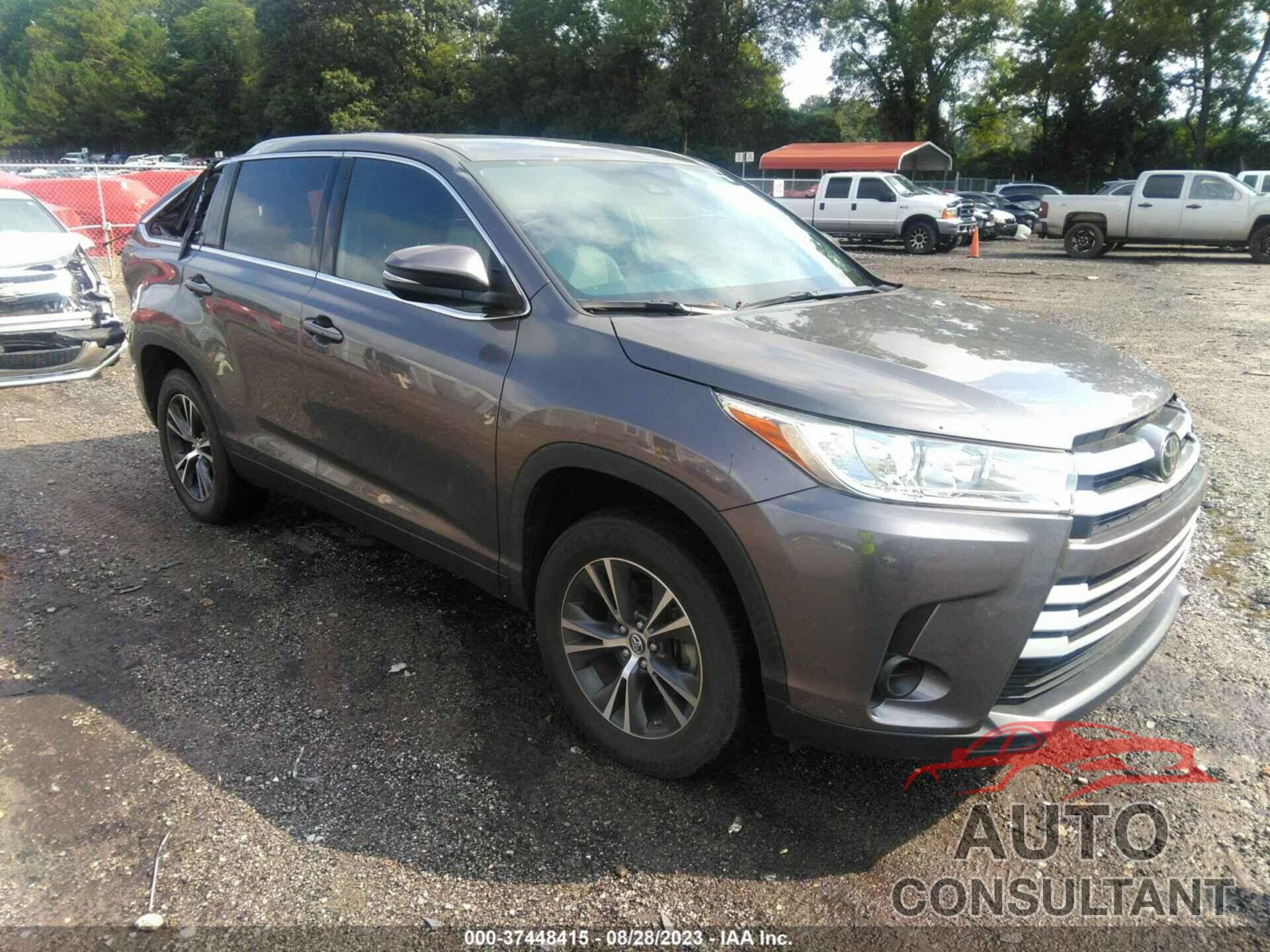 TOYOTA HIGHLANDER 2019 - 5TDZARFH7KS057902