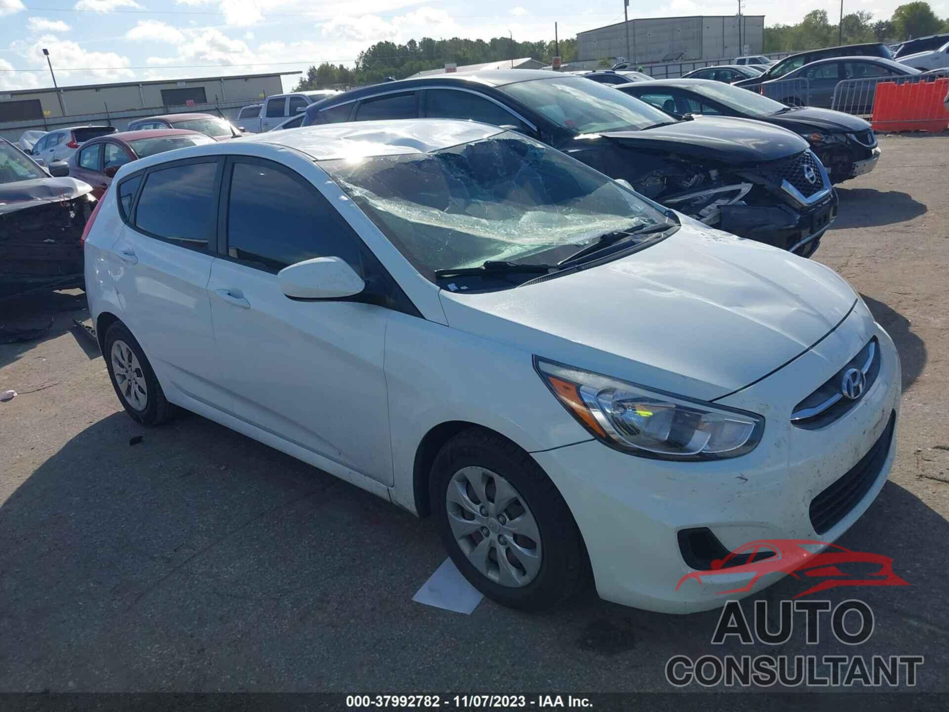 HYUNDAI ACCENT 2017 - KMHCT5AE6HU307054