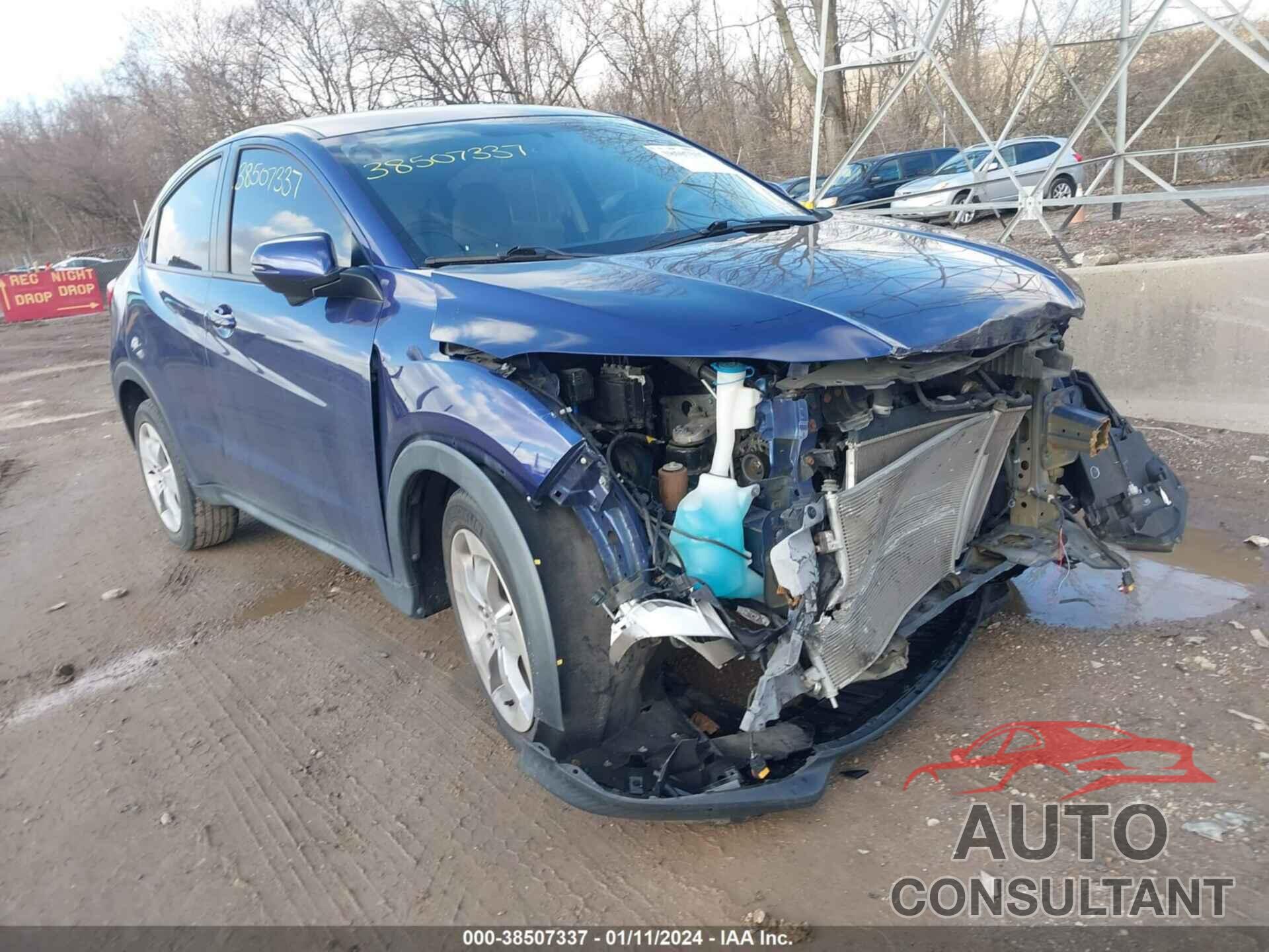HONDA HR-V 2016 - 3CZRU6H53GM755529