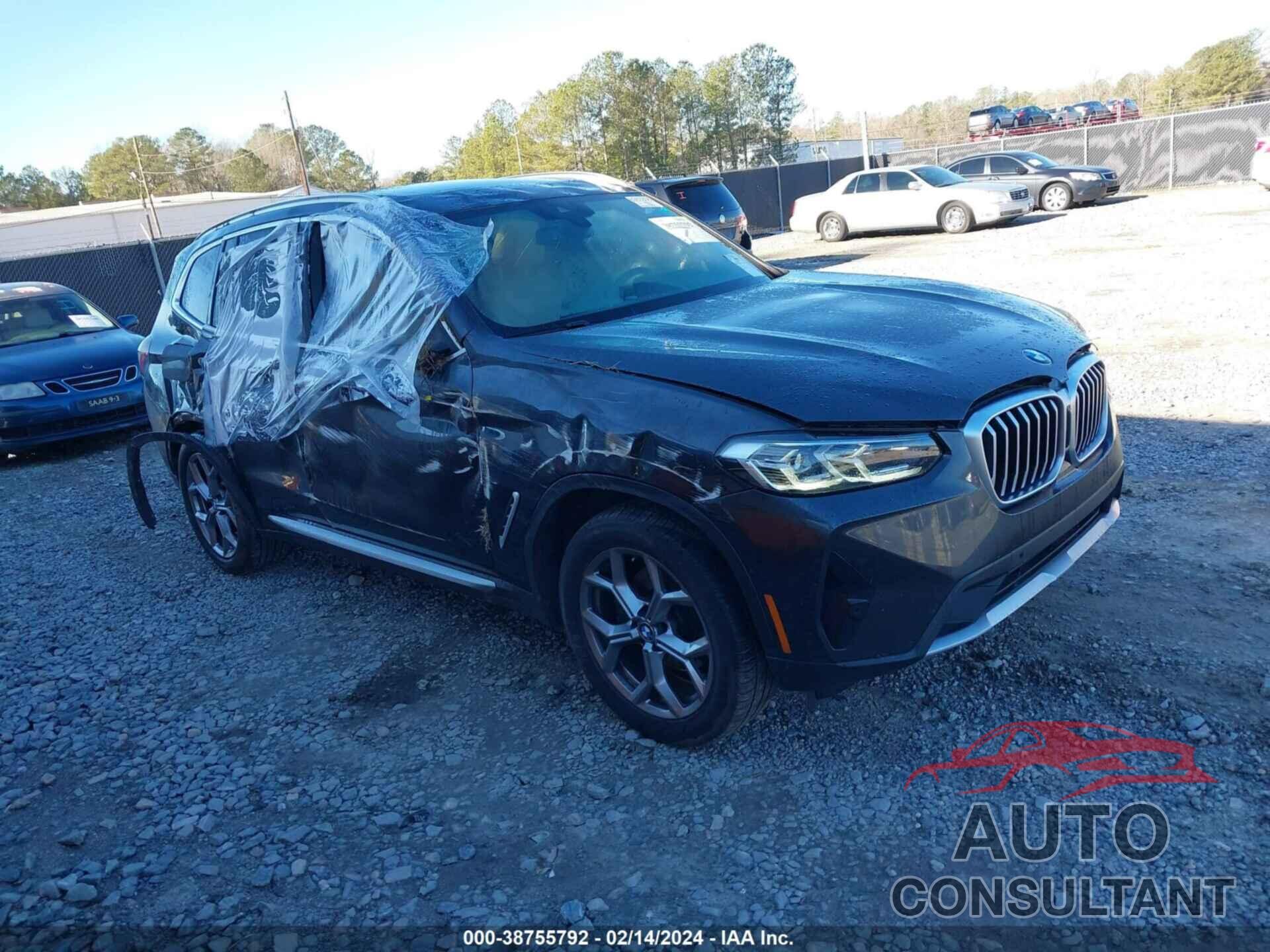 BMW X3 2022 - 5UX53DP02N9N23399