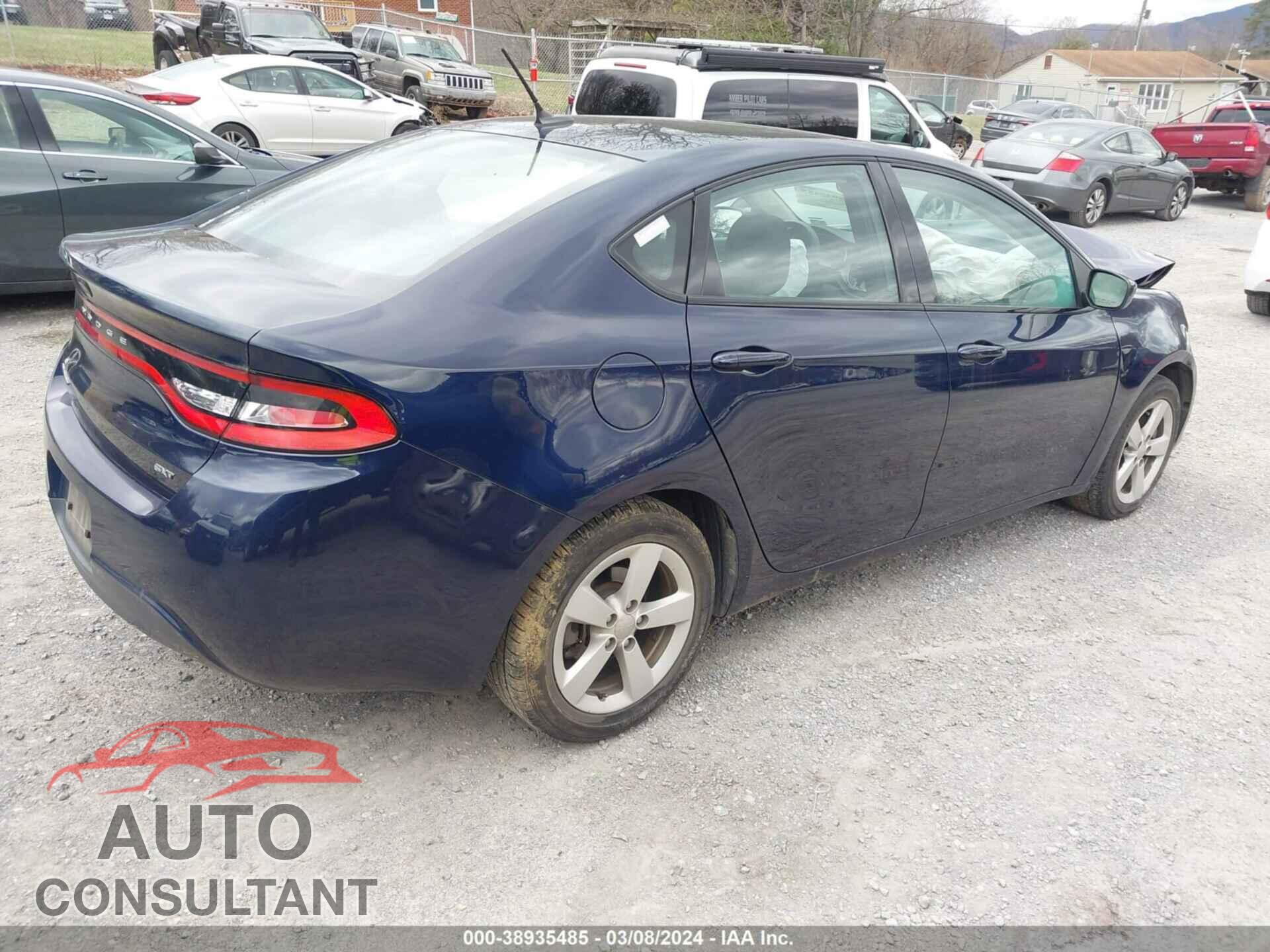 DODGE DART 2016 - 1C3CDFBB5GD504943