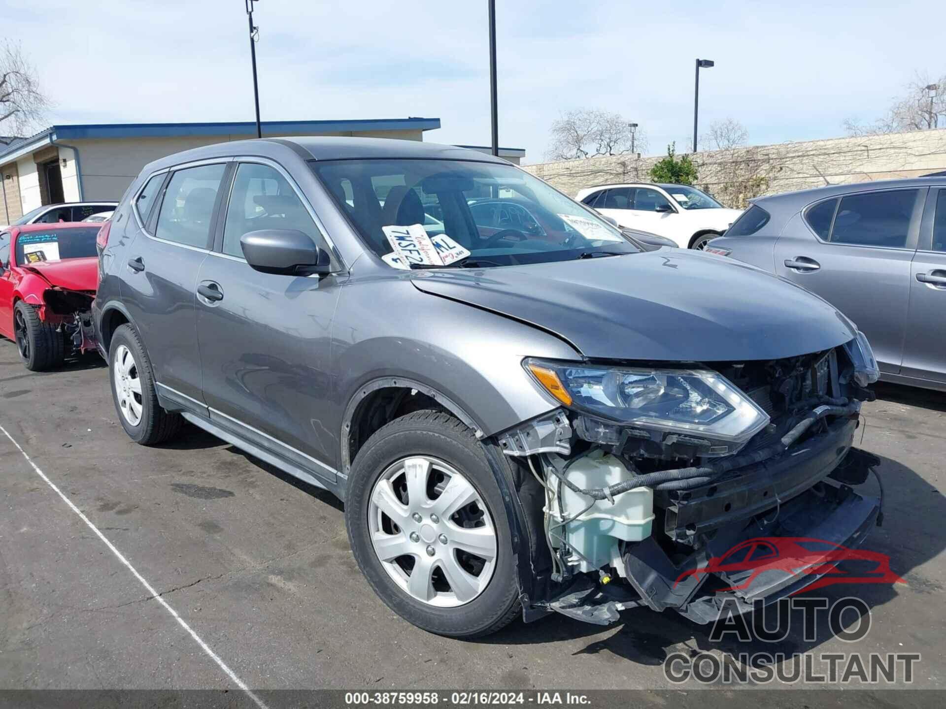 NISSAN ROGUE 2017 - KNMAT2MT6HP553394