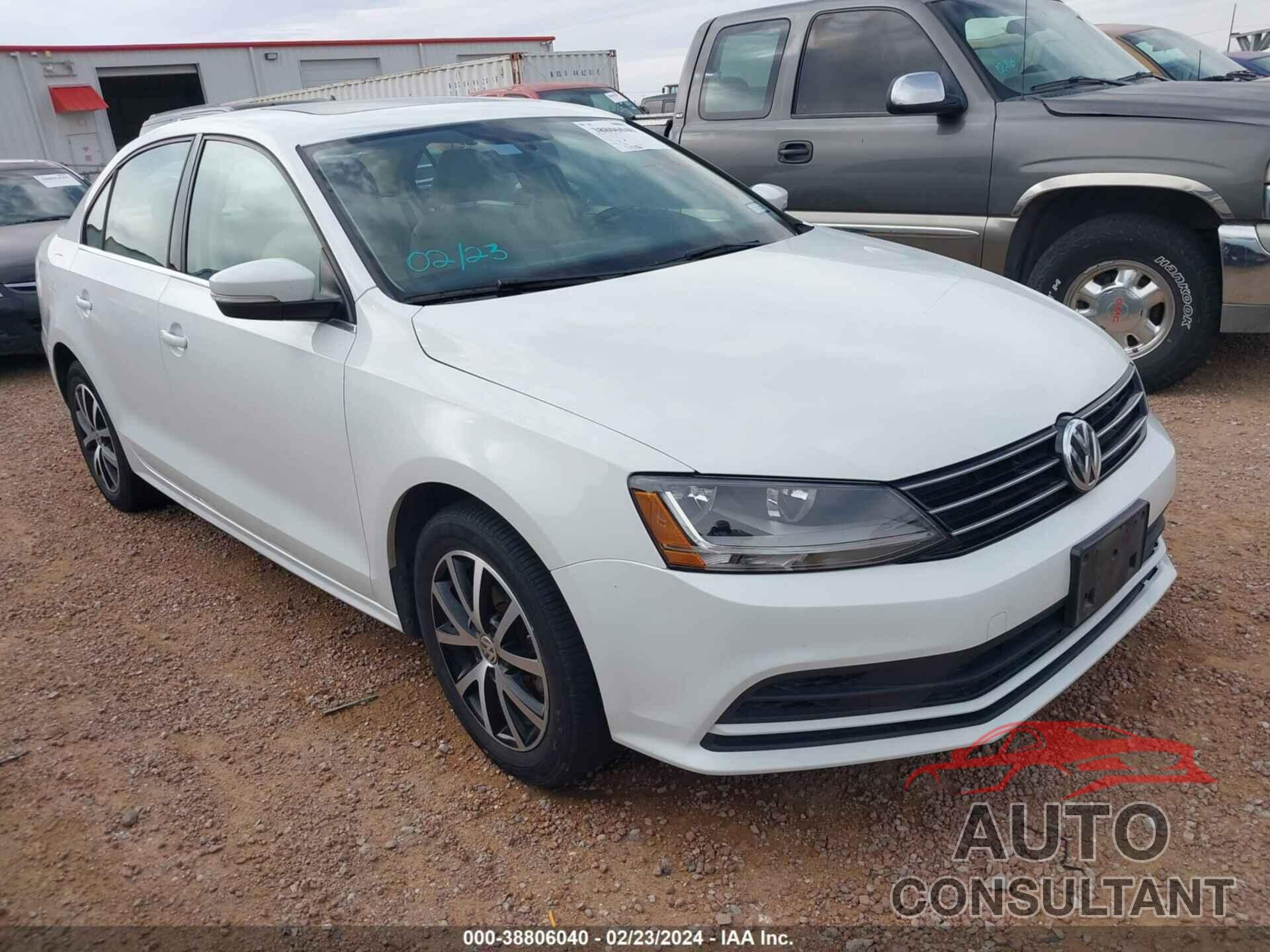 VOLKSWAGEN JETTA 2017 - 3VWDB7AJ6HM240770