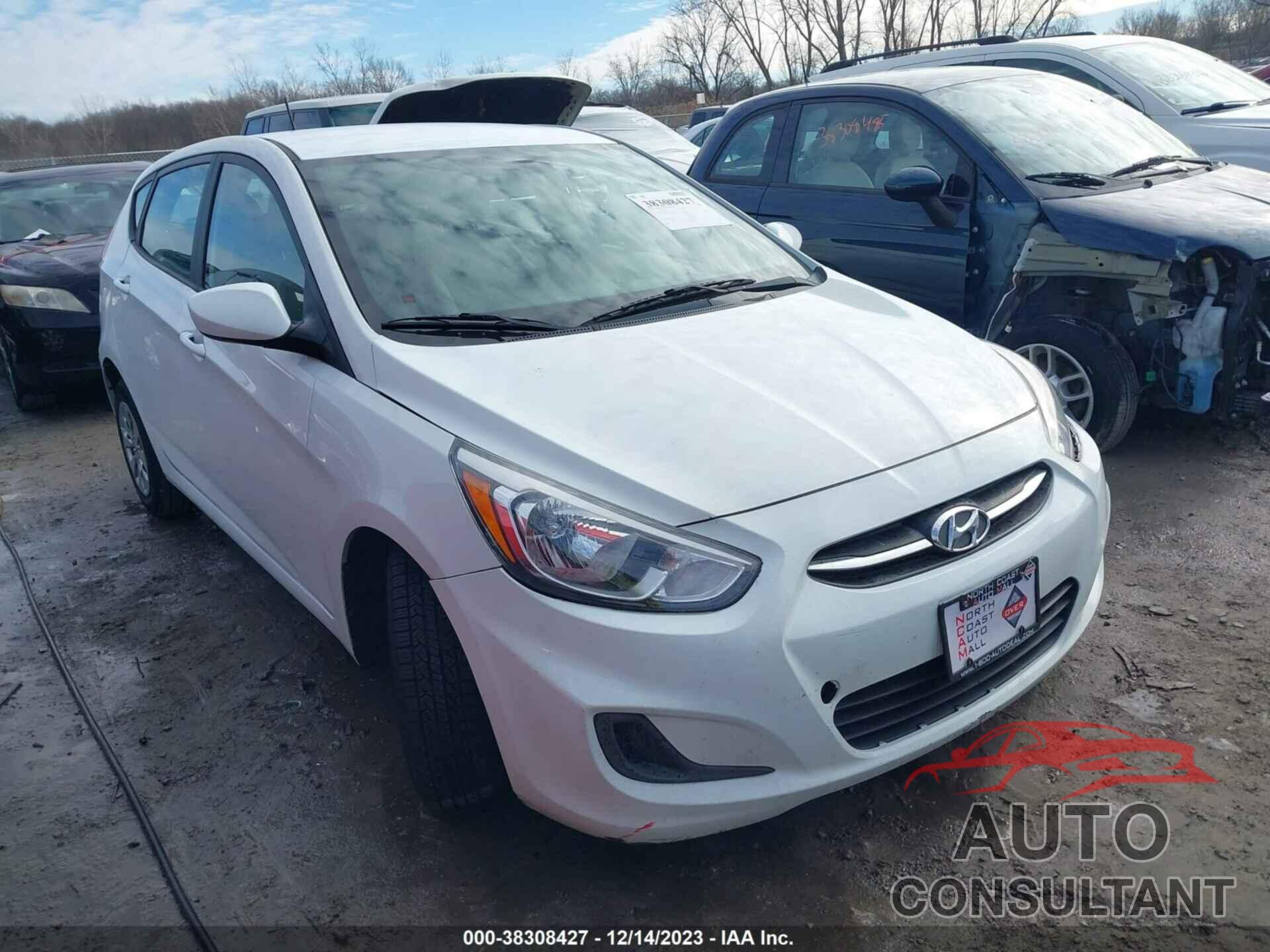 HYUNDAI ACCENT 2017 - KMHCT5AE8HU300591