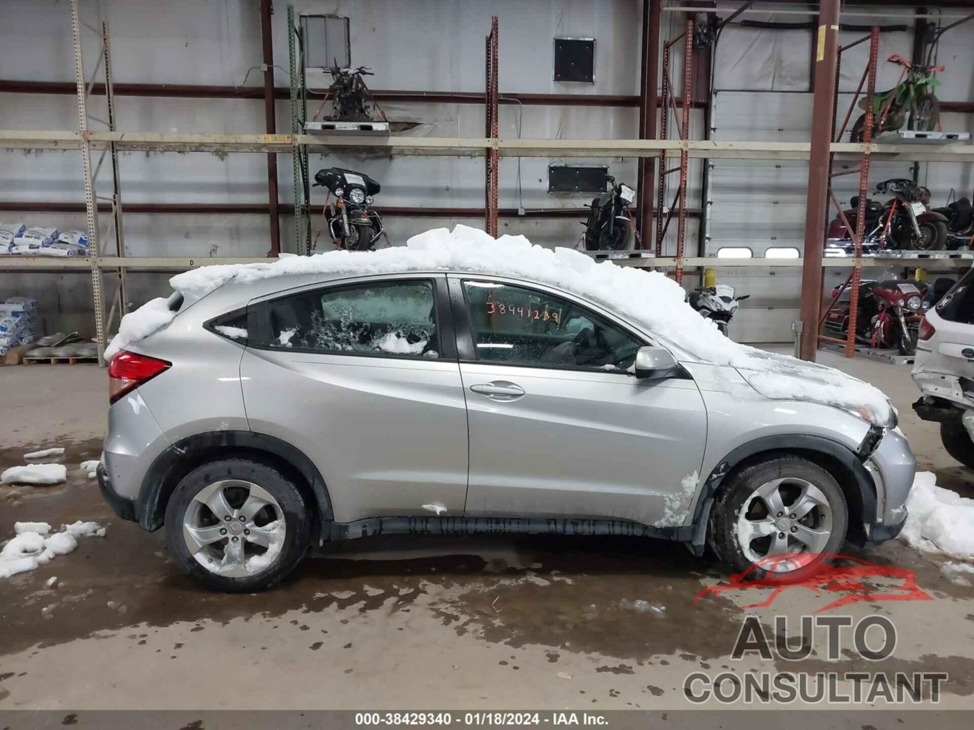 HONDA HR-V 2016 - 3CZRU6H33GM724957