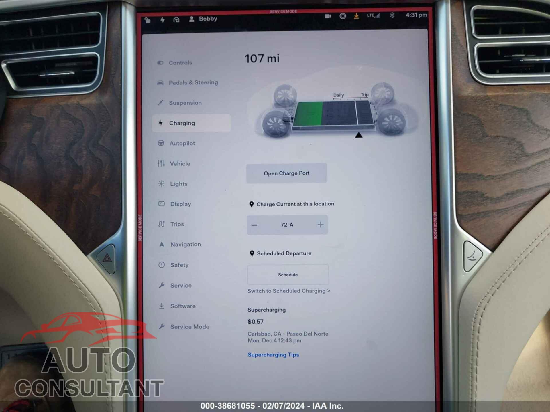 TESLA MODEL S 2017 - 5YJSA1E27HF228841
