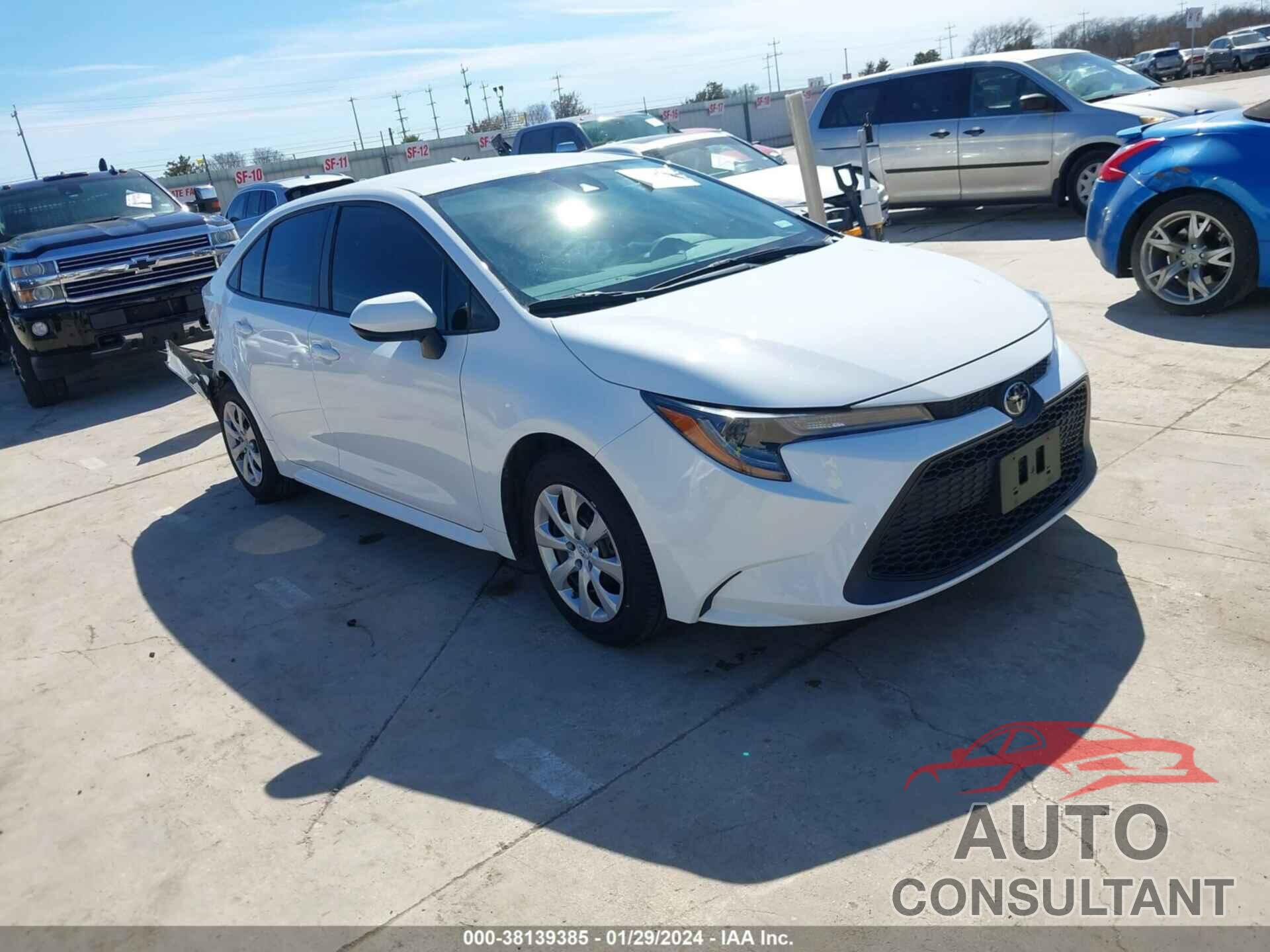 TOYOTA COROLLA 2020 - 5YFEPRAE1LP137930