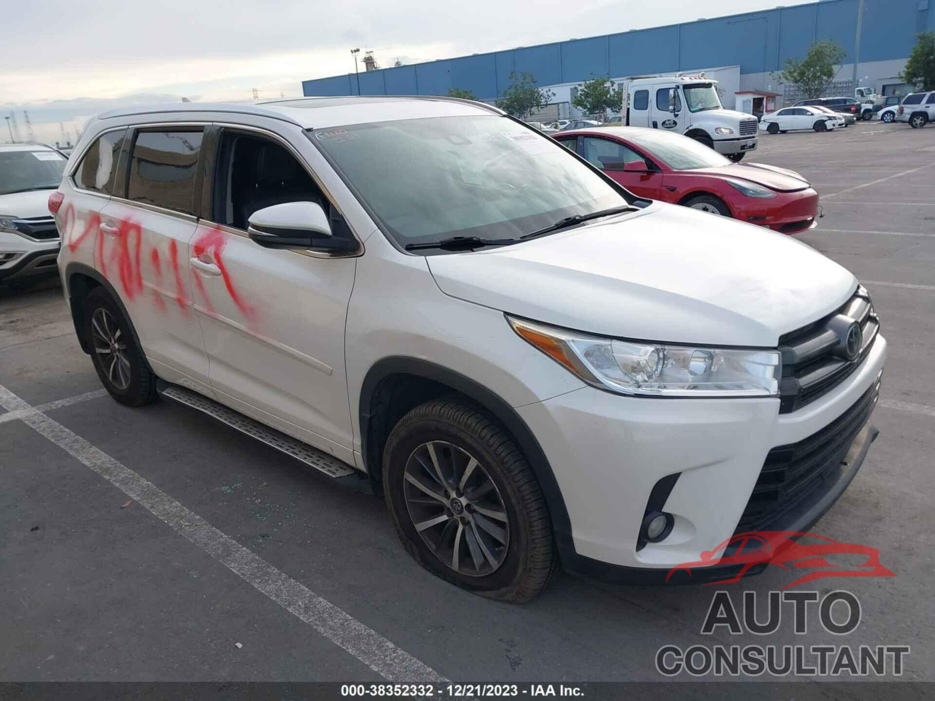 TOYOTA HIGHLANDER 2017 - 5TDJZRFH7HS515596