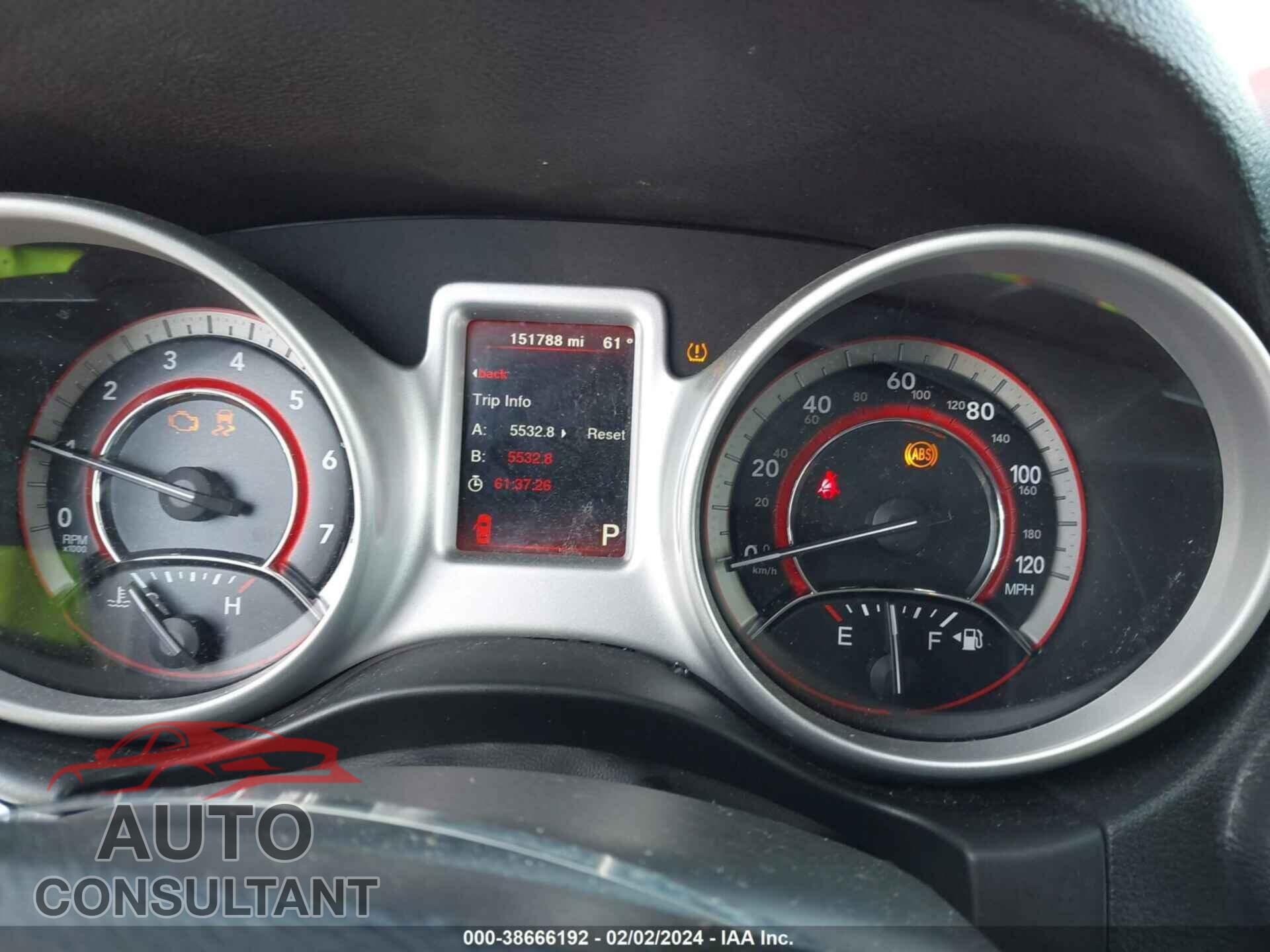 DODGE JOURNEY 2017 - 3C4PDCAB8HT677090