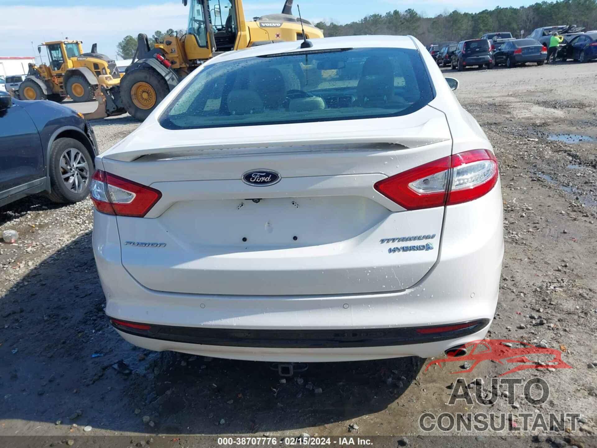 FORD FUSION HYBRID 2016 - 3FA6P0RU6GR310889