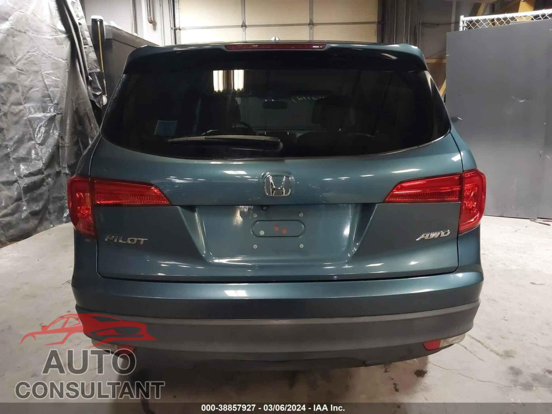 HONDA PILOT 2017 - 5FNYF6H71HB063580