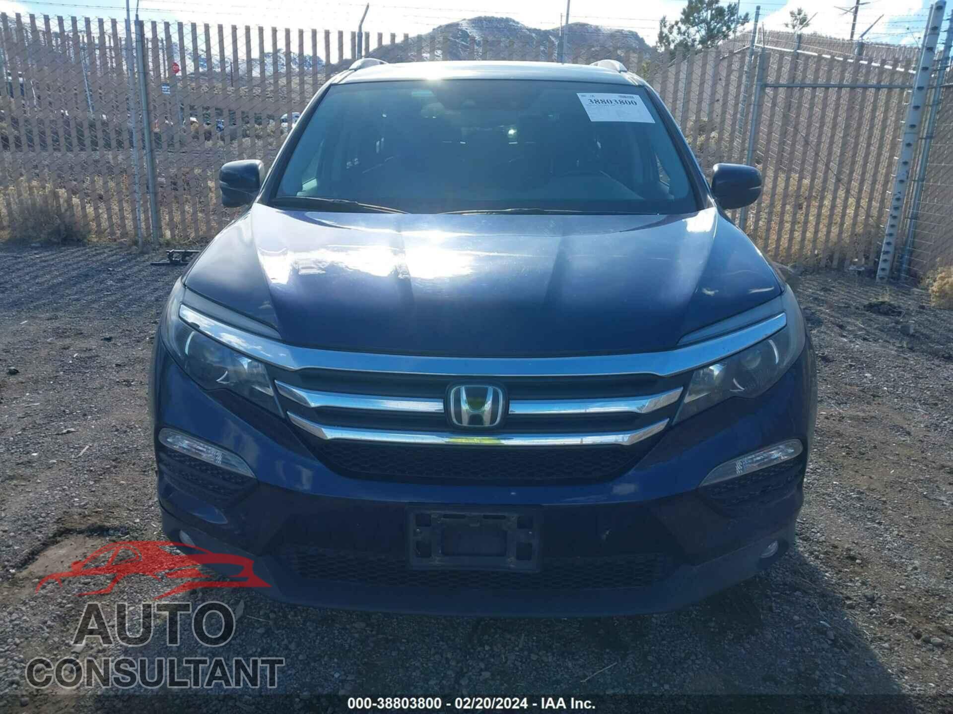 HONDA PILOT 2018 - 5FNYF6H82JB501554