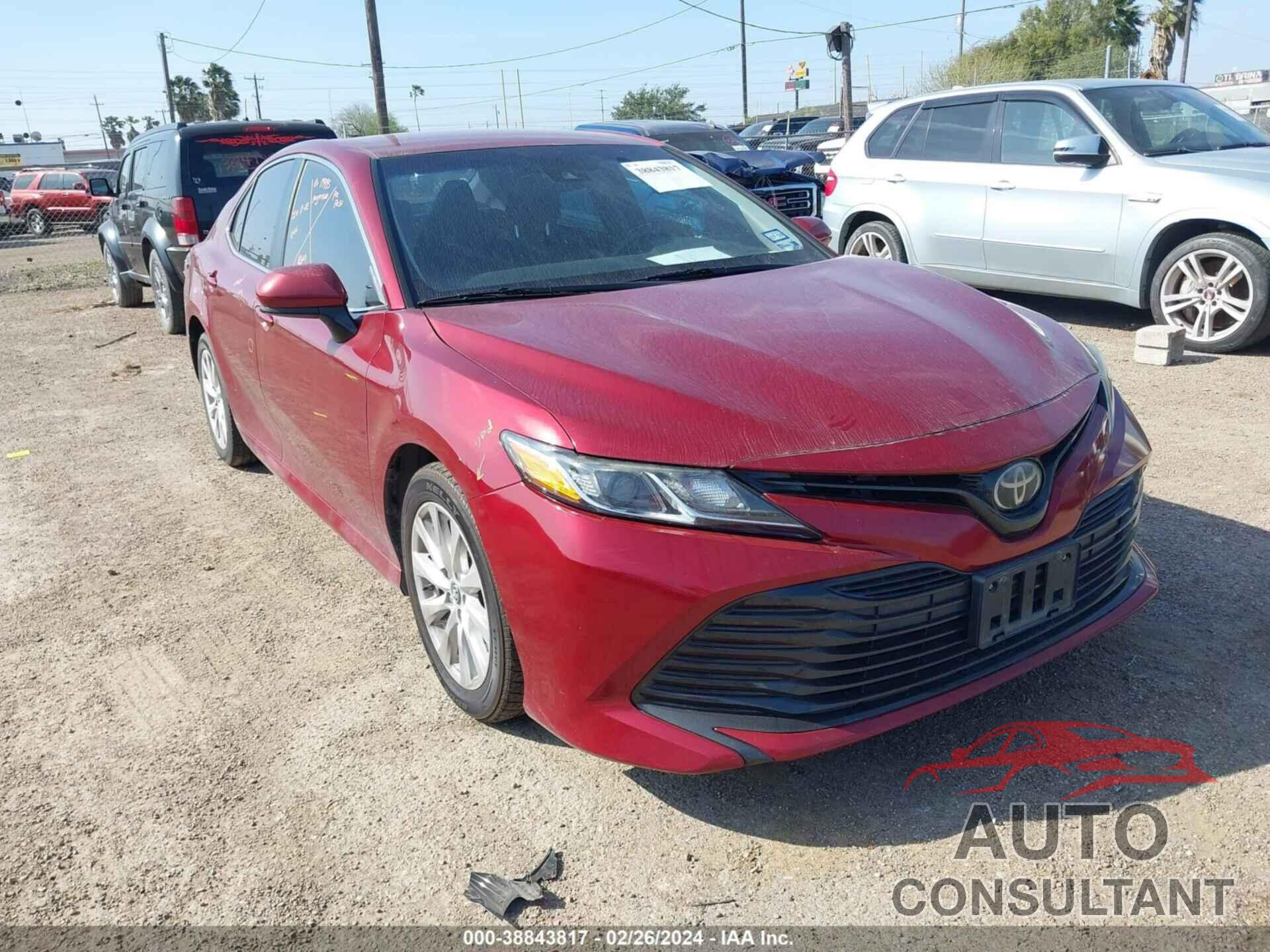 TOYOTA CAMRY 2019 - 4T1B11HK8KU777194