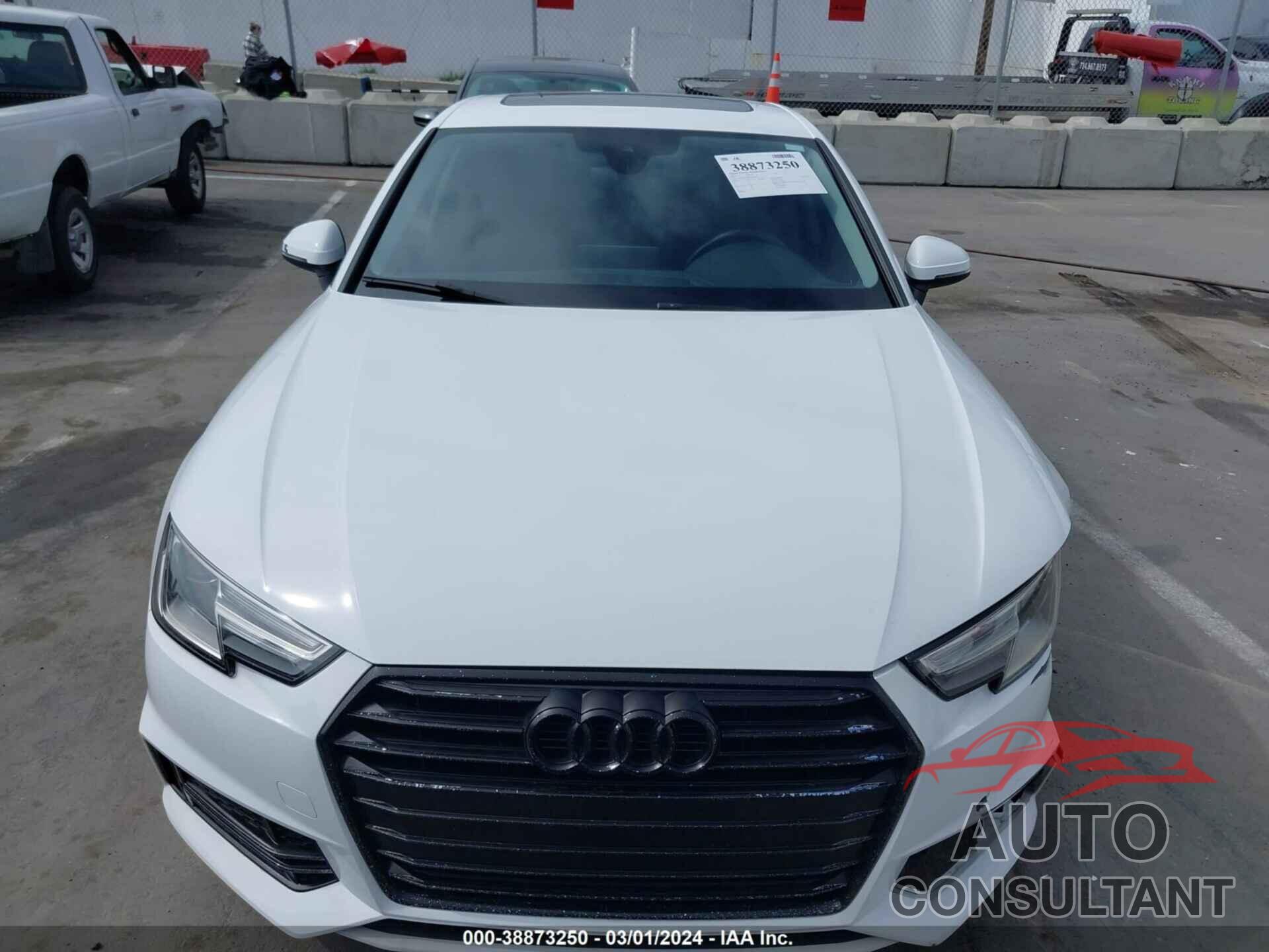 AUDI A4 2017 - WAUKMAF49HN055832