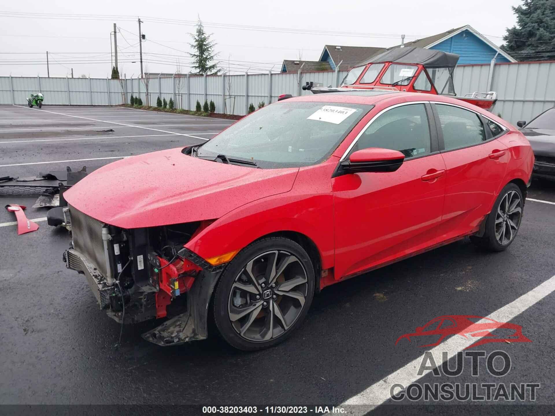 HONDA CIVIC SI 2019 - 2HGFC1E58KH708198